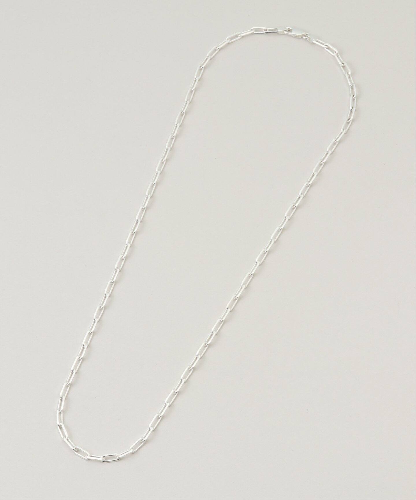 blancle/ ブランクレ】SV・ Long oval chain necklace（ネックレス