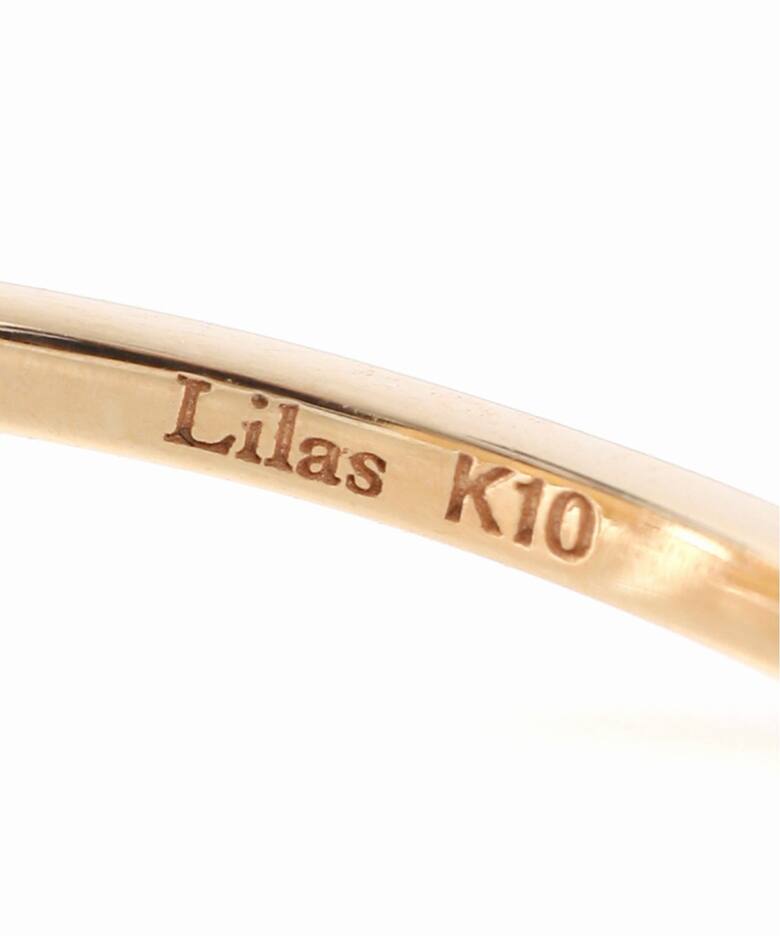 2ラインダイヤスリットリング K10（リング）｜Lilas（リラ）の通販 