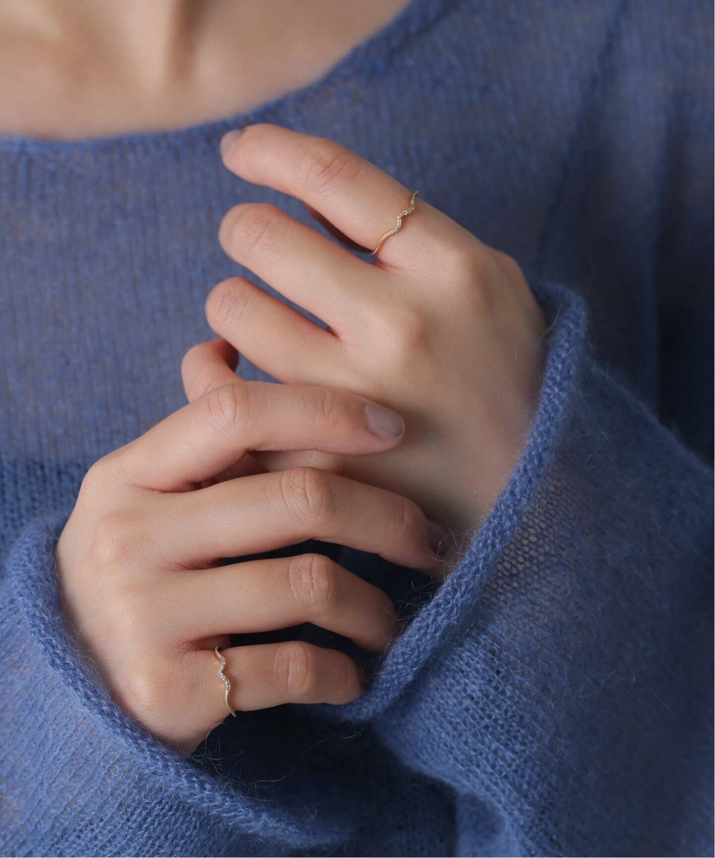 ビーチミルダイヤリング K10（リング）｜Lilas（リラ）の通販 