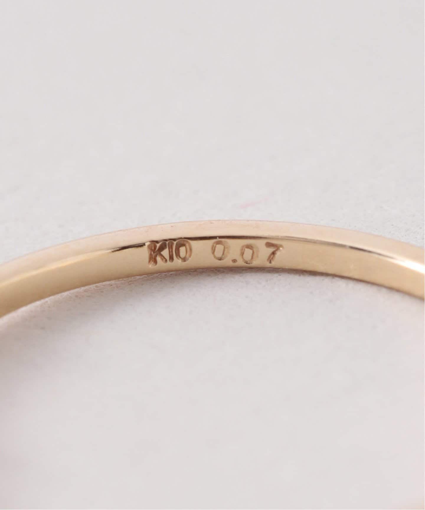 ゴールド k10 Lilas DECOUVERTE ピンキーリング　5 ゴールド k10 Lilas DECOUVERTE ピンキーリング 5 - メルカリ
