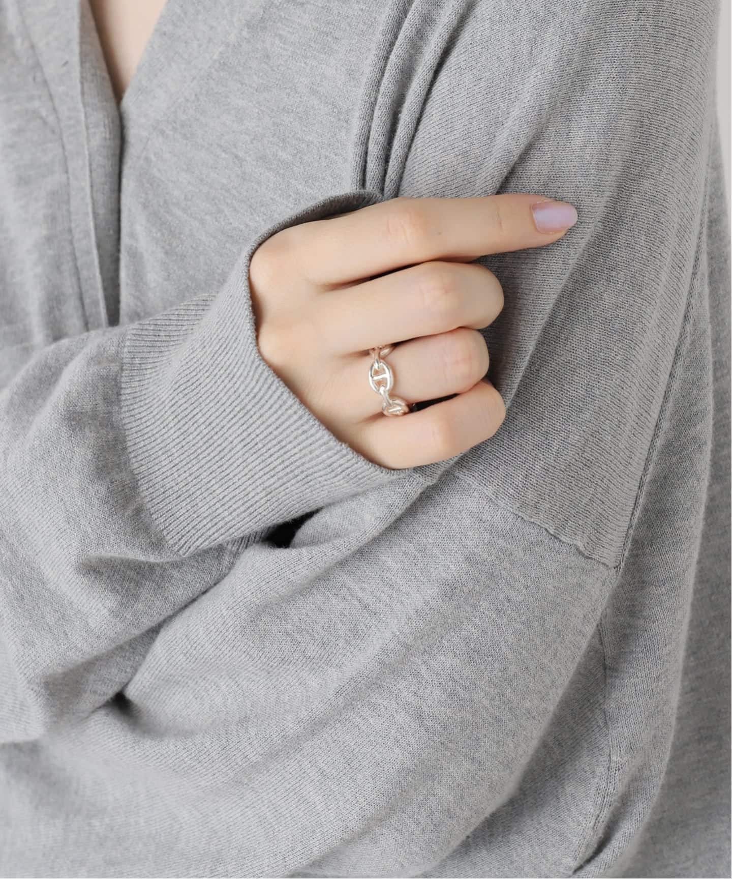 HERMES Chaine d'Ancre Enchainee ring ＃8（リング）｜HIROB