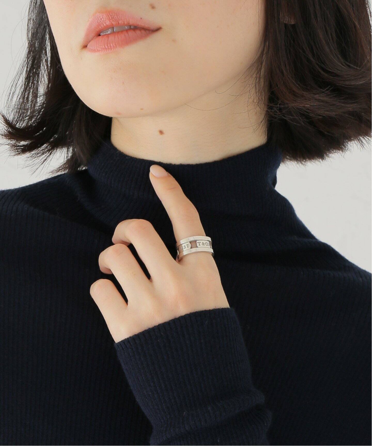 TIFFANY & CO. 1837 Element Ring 13.5号ほど