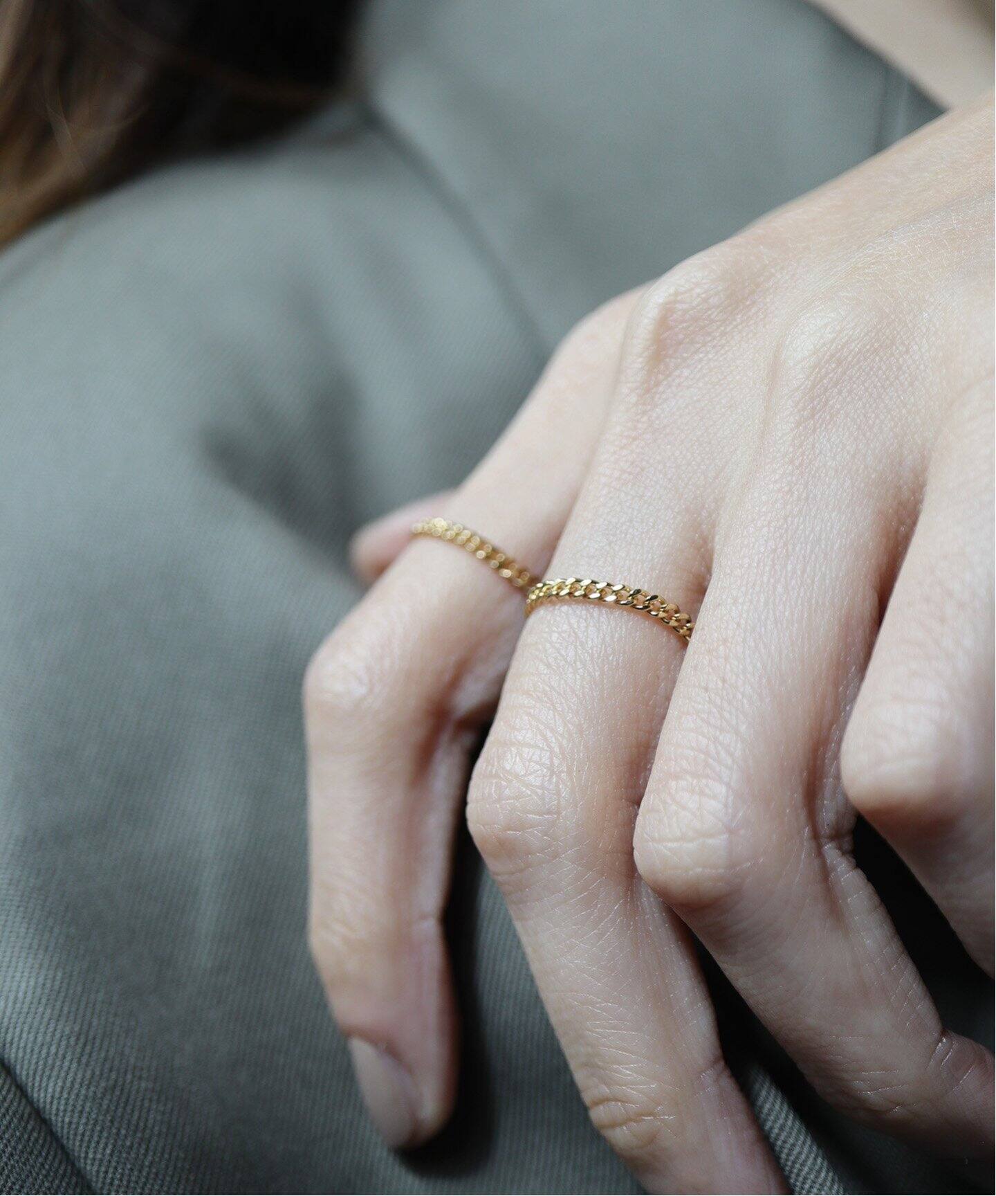 18K chain ring ／9・11・13・15（リング）｜DECOUVERTE（デクー 