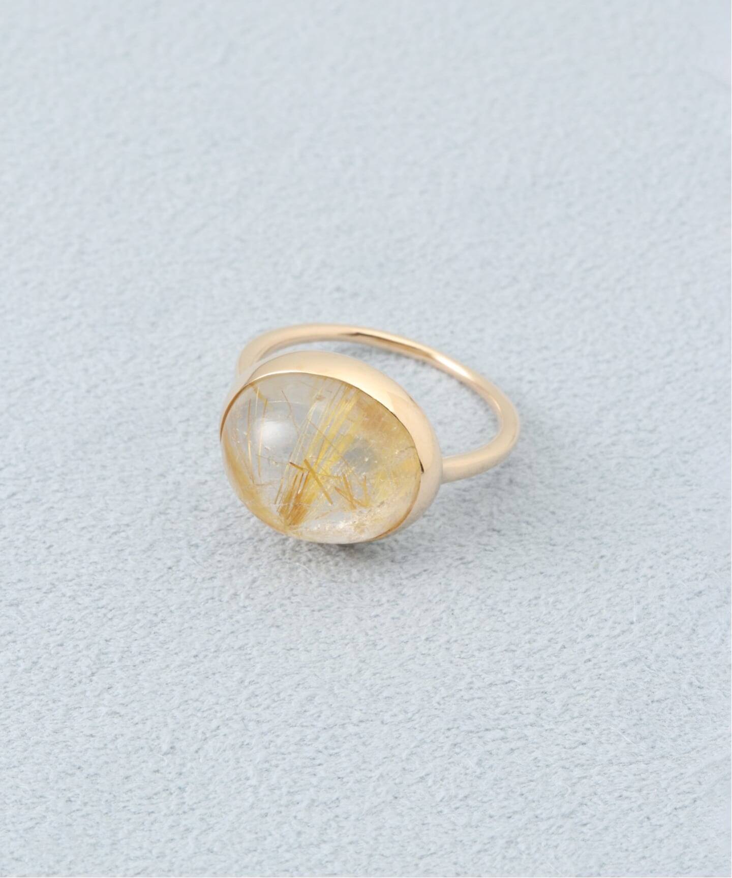10K rutile quartz ring／11・13（リング）｜DECOUVERTE（デクー 
