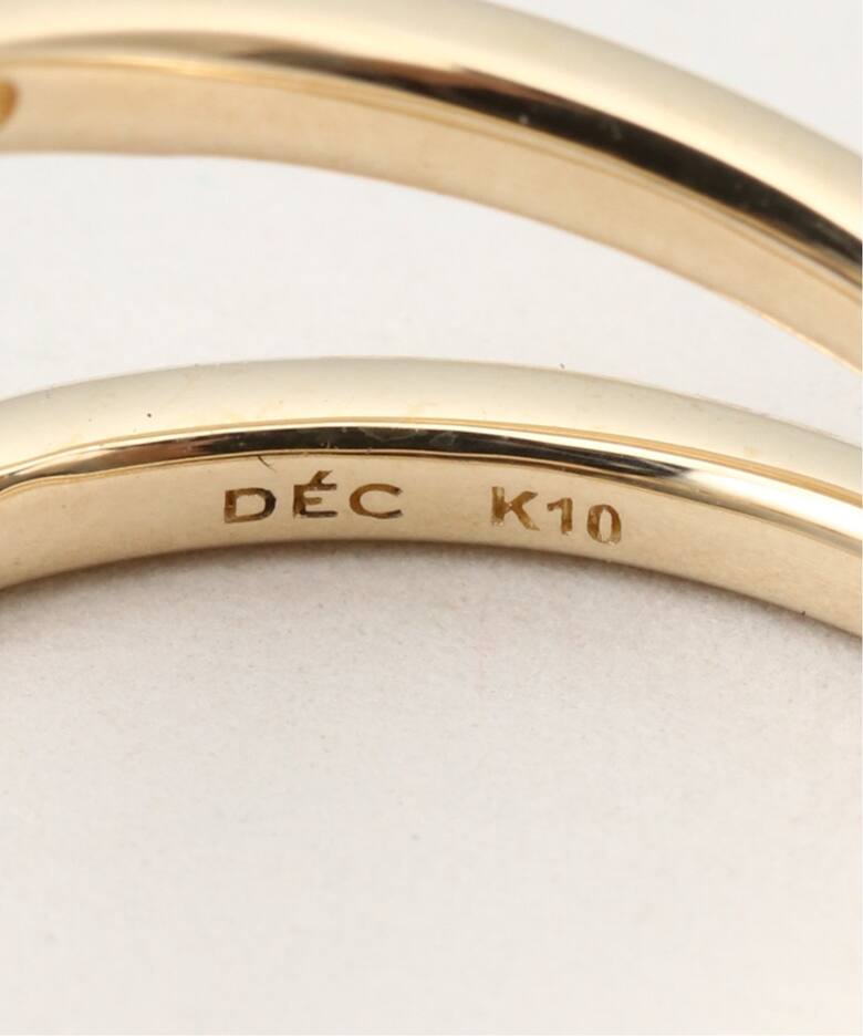 10K onyx×white sapphire W ring／11（リング）｜DECOUVERTE（デクー 