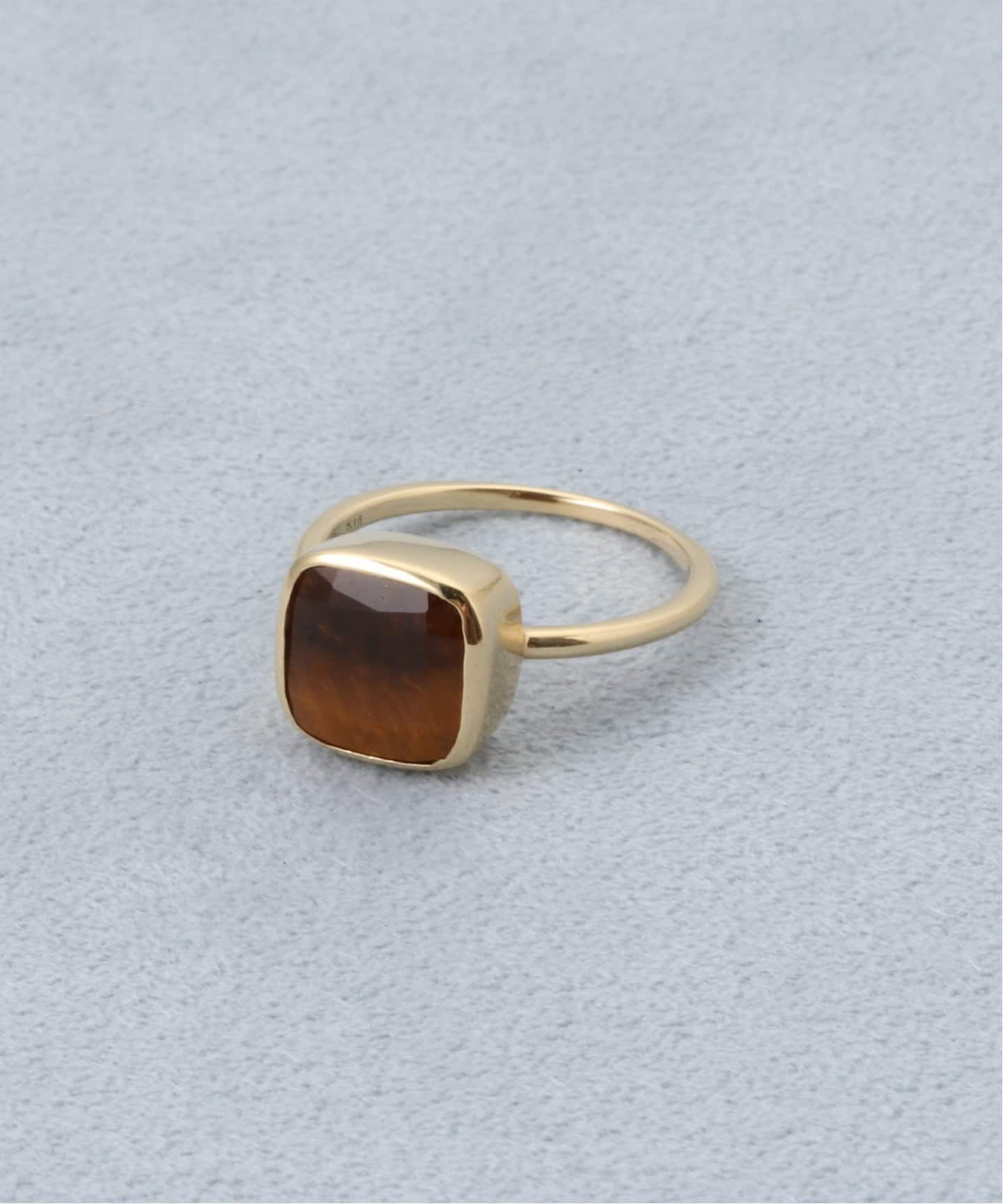 18K tiger eye radiant ring／13（リング）｜DECOUVERTE（デクー