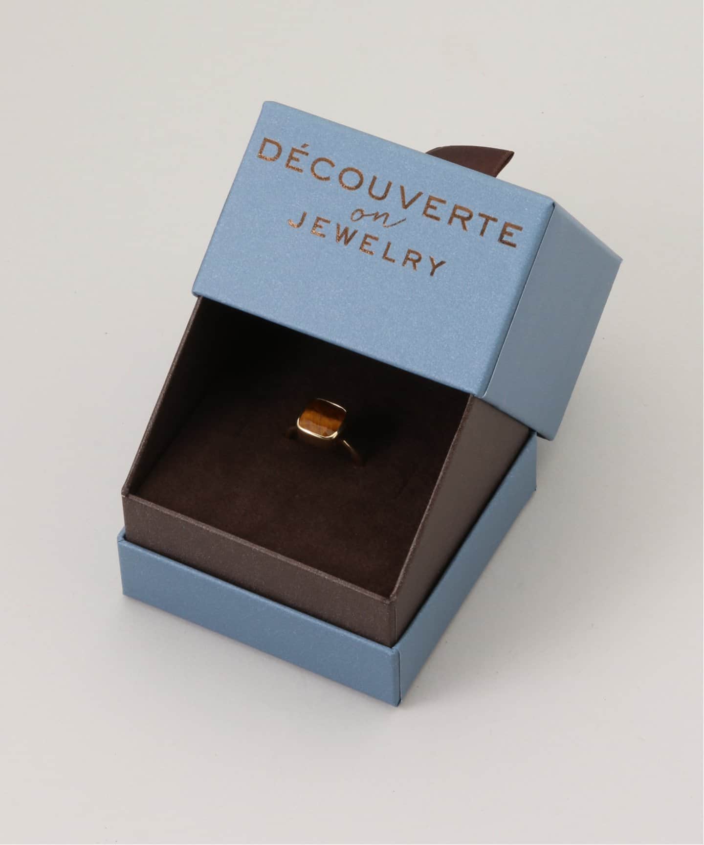 リング　DECOUVERTE 18K tiger eye radiant ring／13（リング）｜DECOUVERTE（デクー