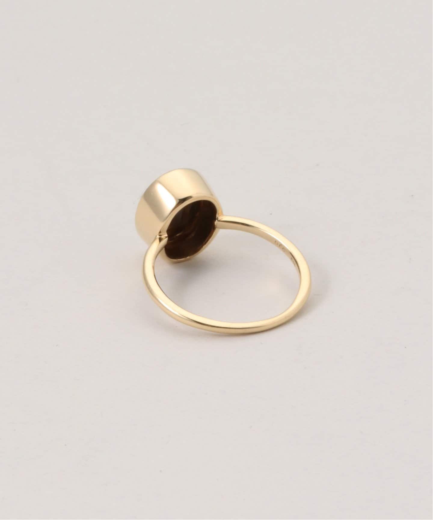 18K tiger eye mini oval ring／13（リング）｜DECOUVERTE（デクー