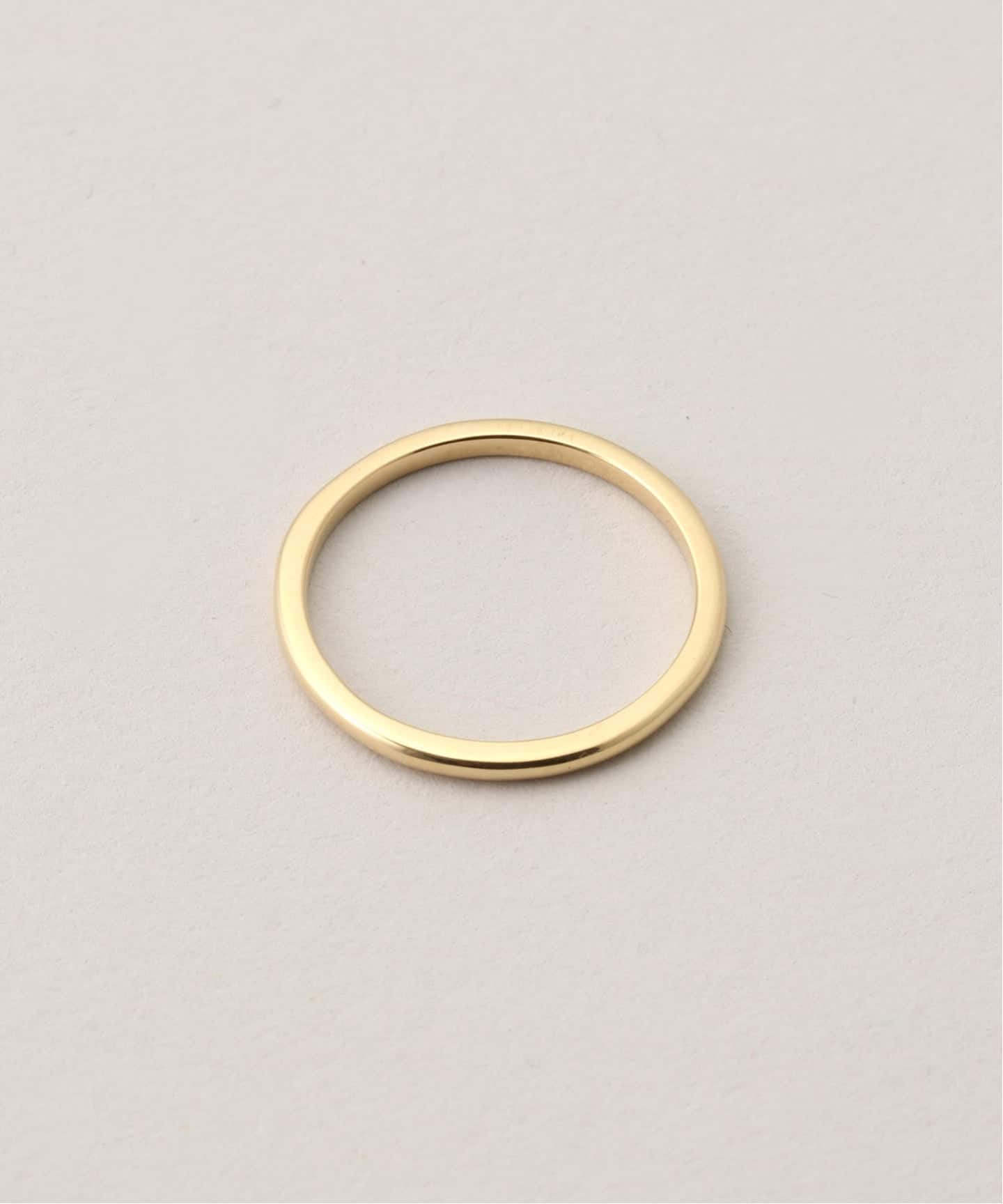 18K round 1.3mm wire ring／9（リング）｜DECOUVERTE（デクーヴェルト
