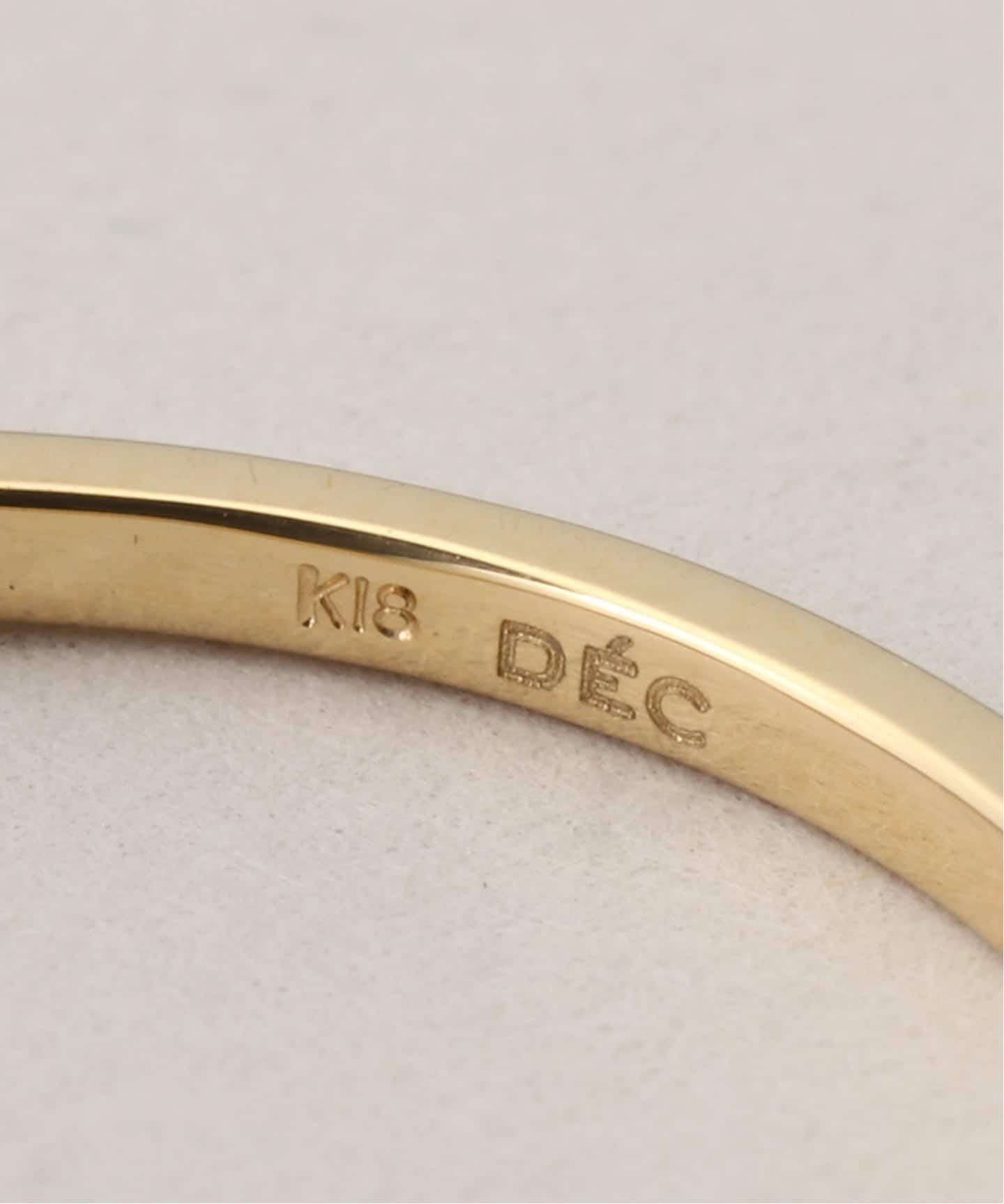 18K round 1.3mm wire ring／15（リング）｜DECOUVERTE（デクー