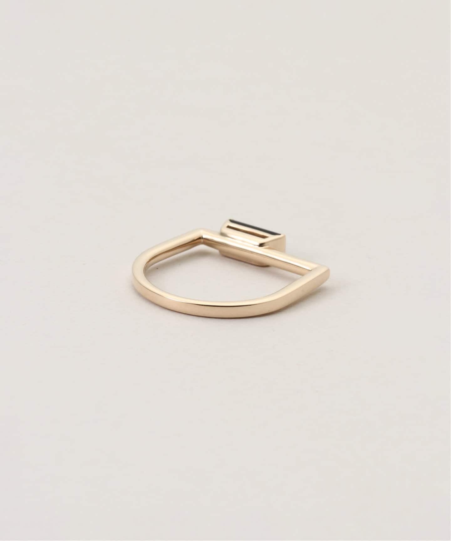 10K onyx bucket ring／11（リング）｜DECOUVERTE（デクー
