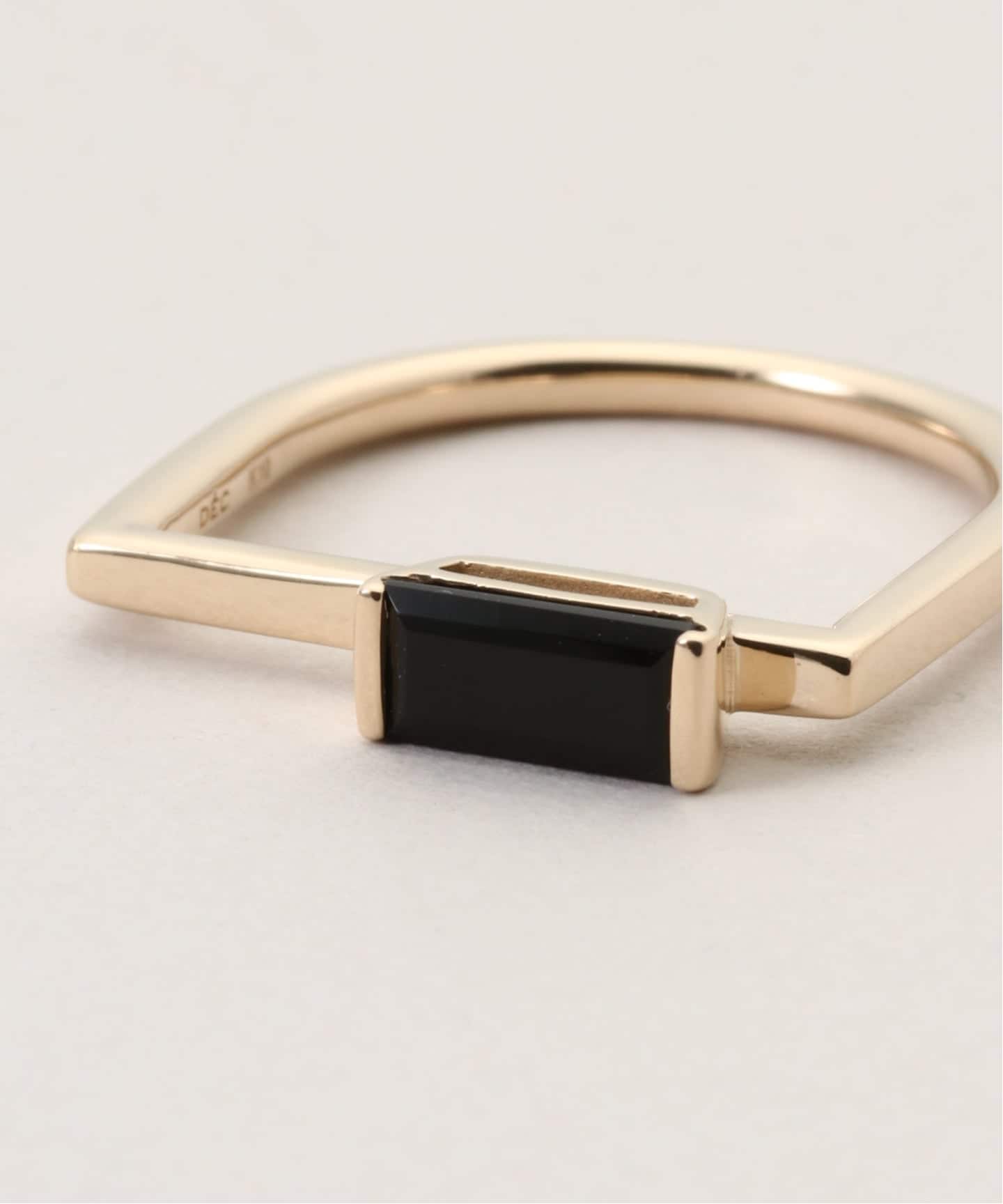 10K onyx bucket ring／11（リング）｜DECOUVERTE（デクーヴェルト）の
