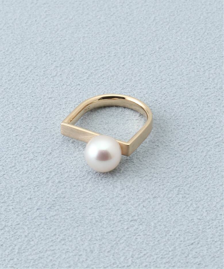 10K 8.5mm akoya pearl D ring／11（リング）｜DECOUVERTE（デクー 