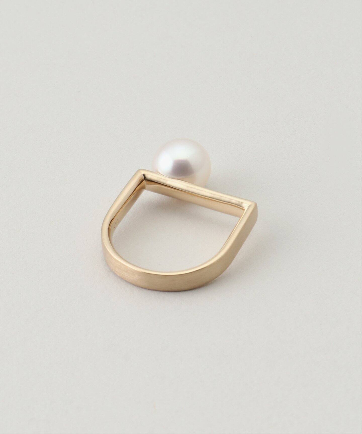 10K 8.5mm akoya pearl D ring／11（リング）｜DECOUVERTE（デクー 