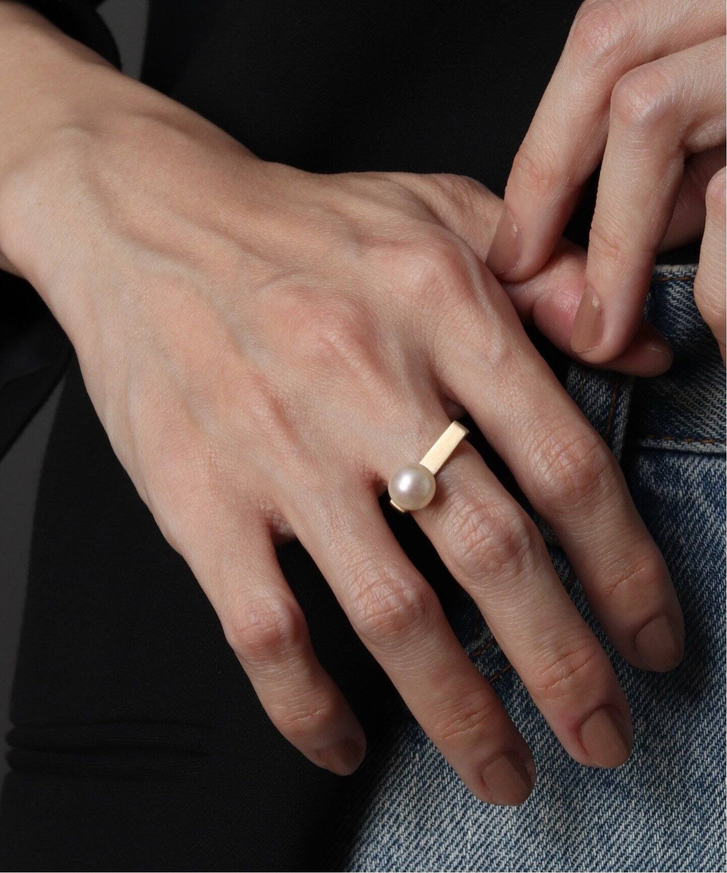 10K 8.5mm akoya pearl D ring／11（リング）｜DECOUVERTE（デクー 