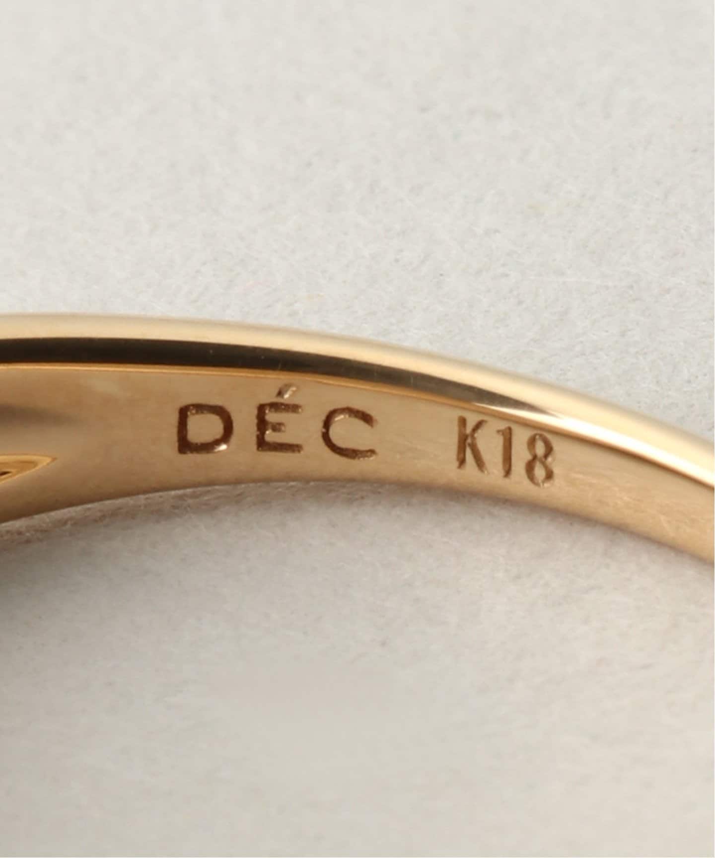 新品！DECOUVERTE  リング　12号18K フラワー　デクーヴェルト 18K chain ring ／9・11・13・15（リング）｜DECOUVERTE（デクー