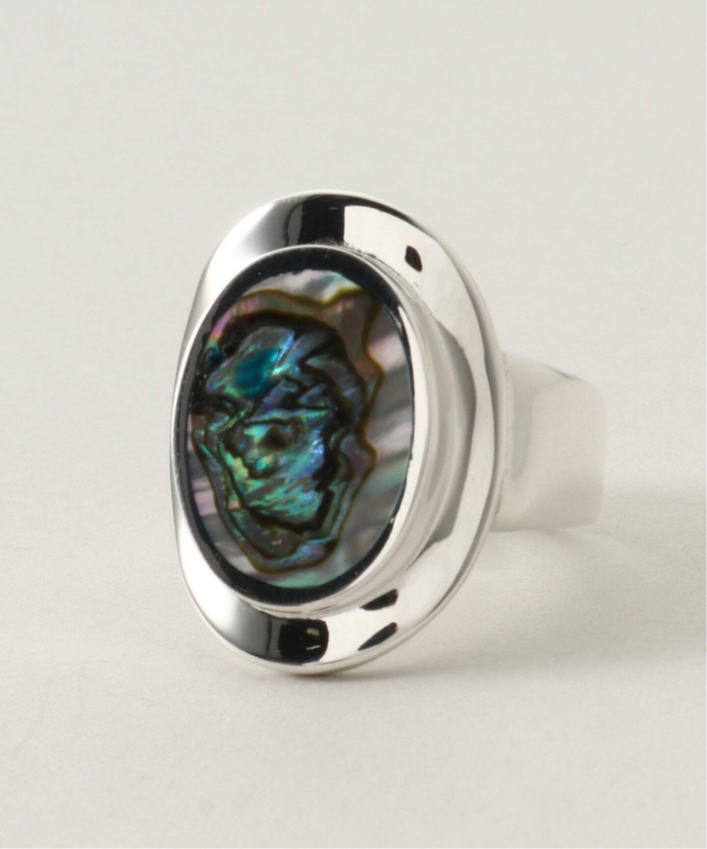 XOLO JEWERLY / ショロ ジュエリー 】Amulet Ring with Abalone 