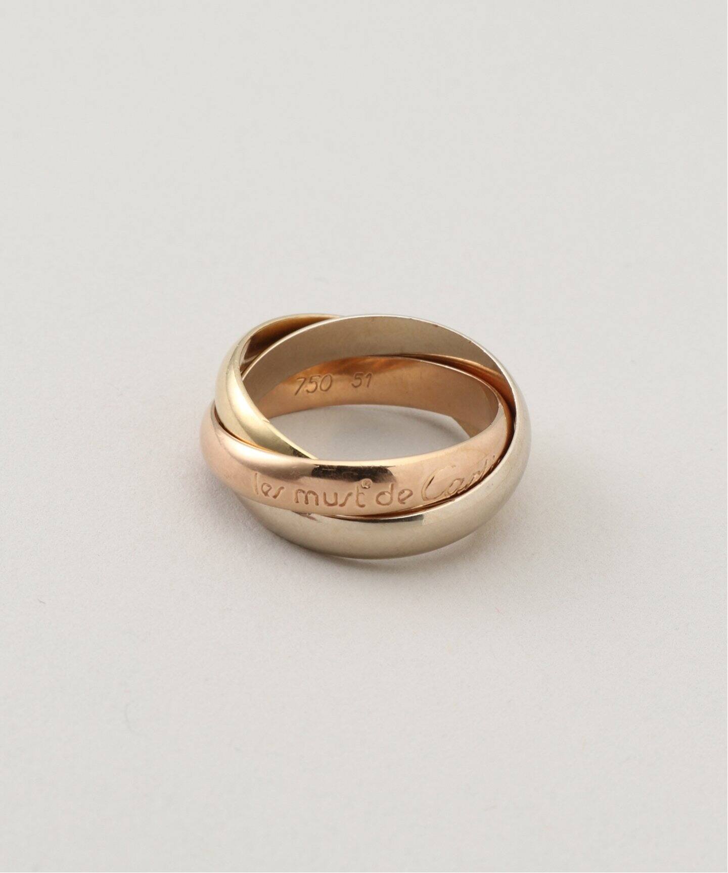 Cartier / カルティエ 】 Trinity Ring K18 51 7.6g（リング 