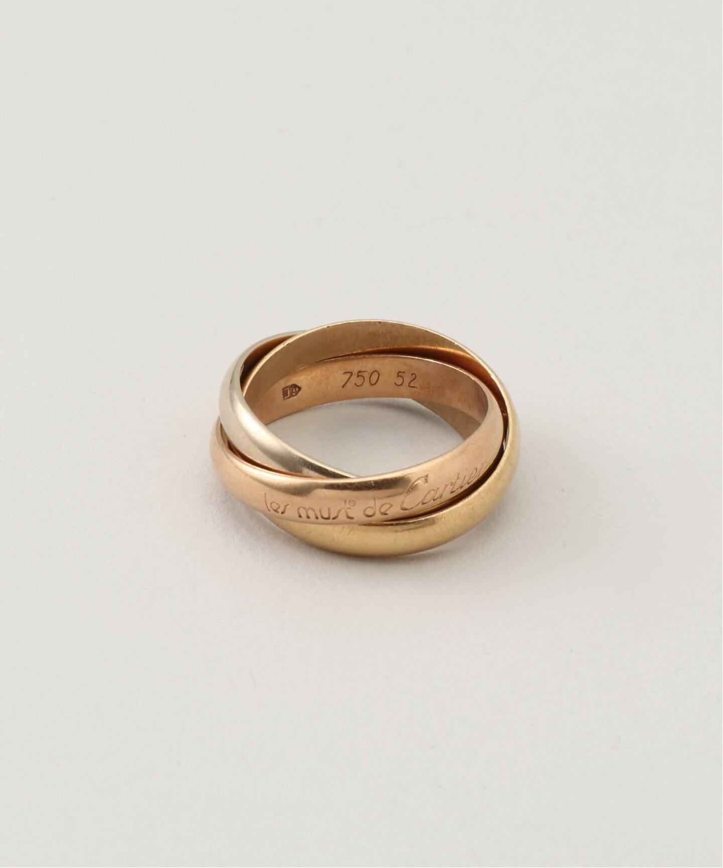 Cartier / カルティエ 】 Trinity Ring K18 52 7.8g（リング 