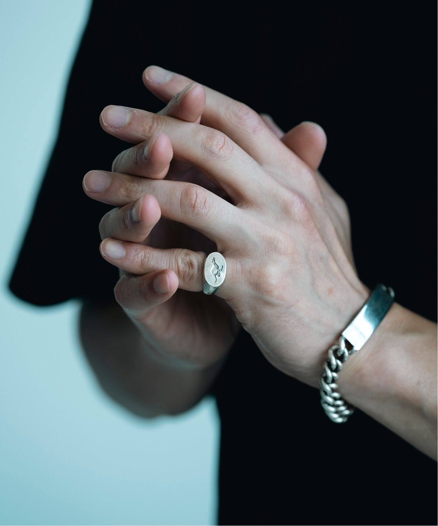 FREDRICK GROVE / フレデリック・グローブ 】Grey Hound Signet Ring 