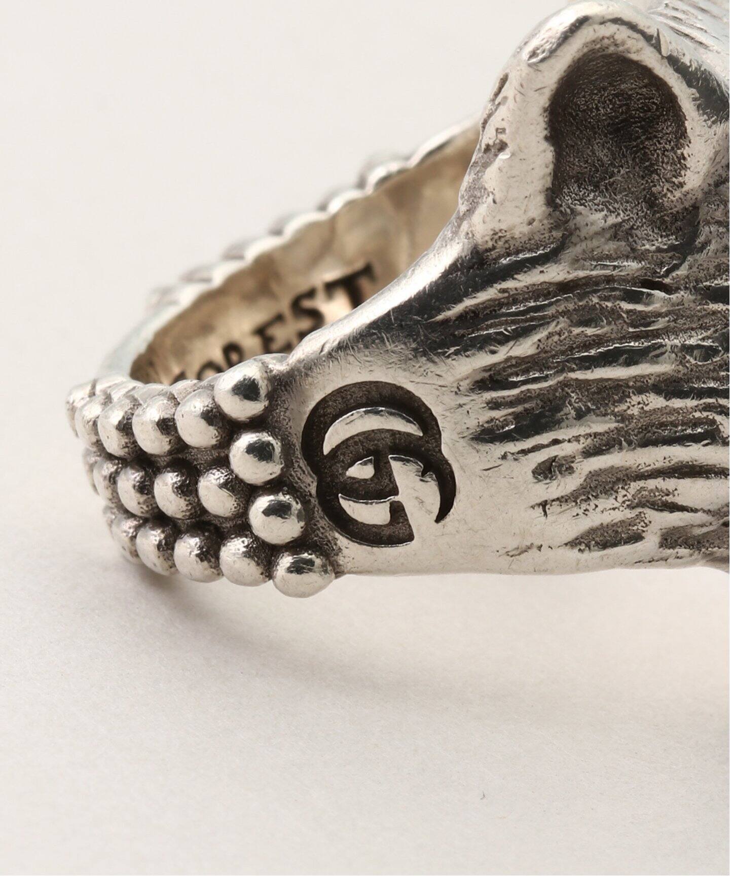 GUCCI Vintage / グッチ 】Wolf head Silver Ring（リング）｜WORLDLY  