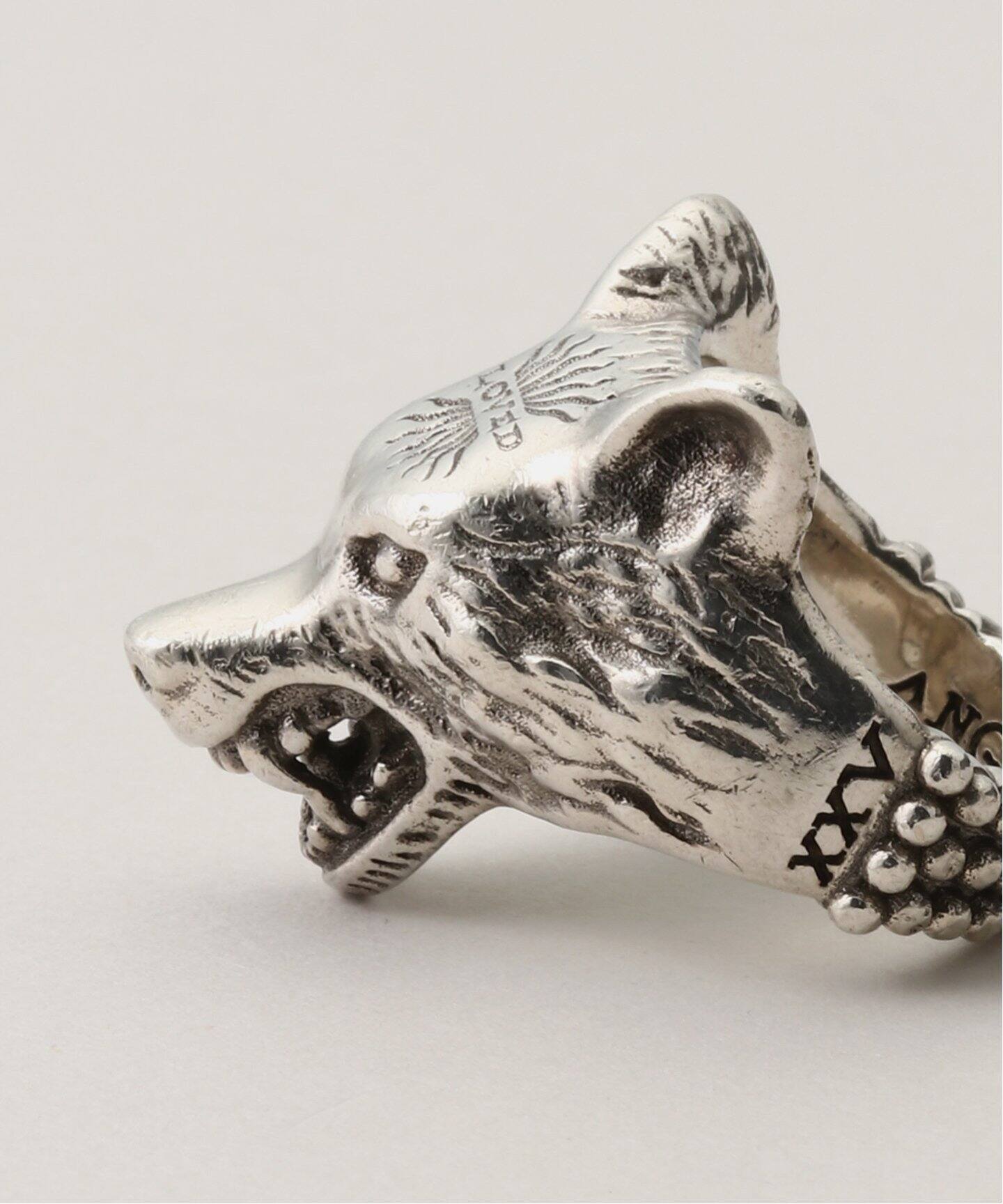 GUCCI Vintage / グッチ 】Wolf head Silver Ring（リング）｜WORLDLY  