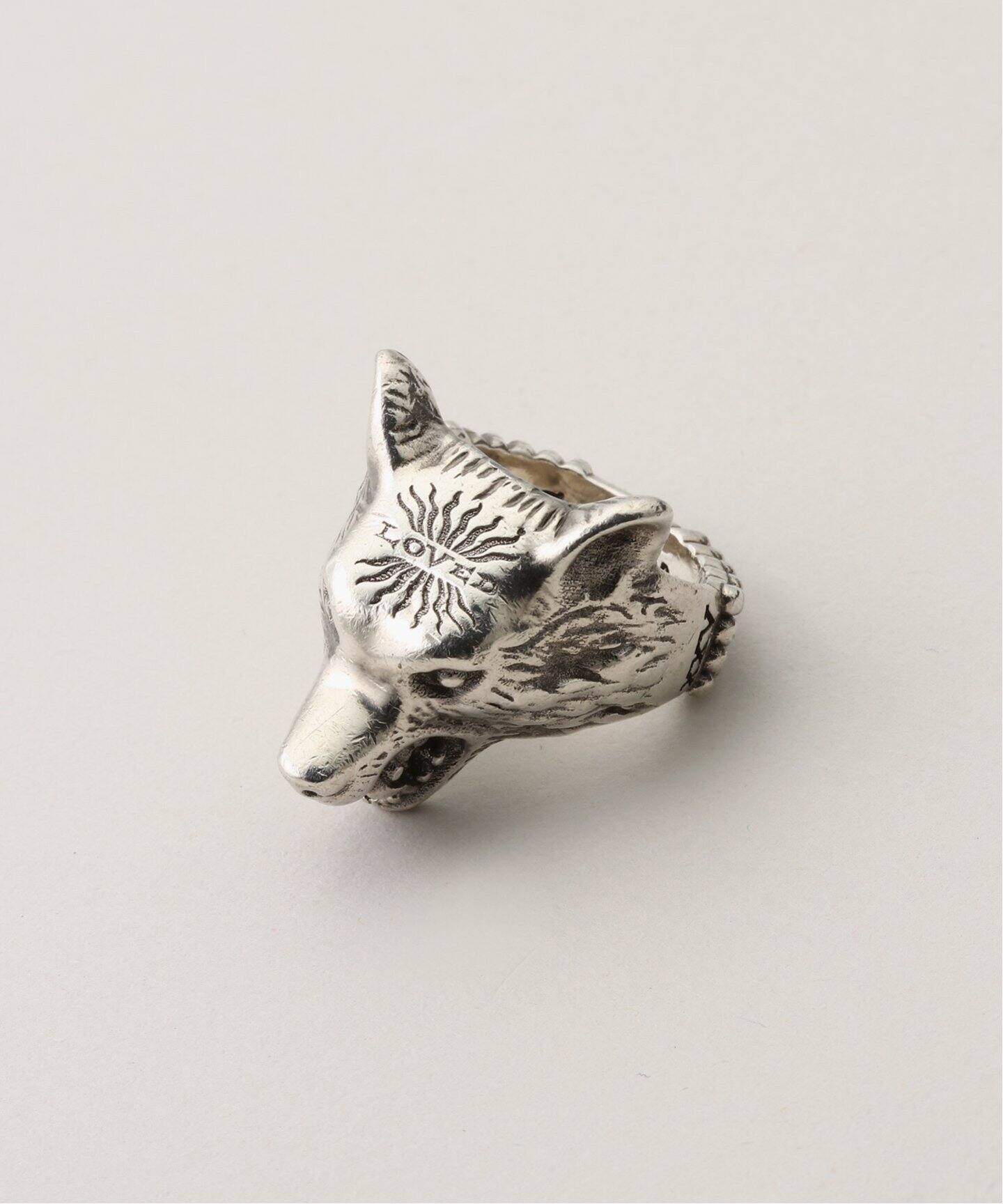 GUCCI Vintage / グッチ 】Wolf head Silver Ring（リング）｜WORLDLY  