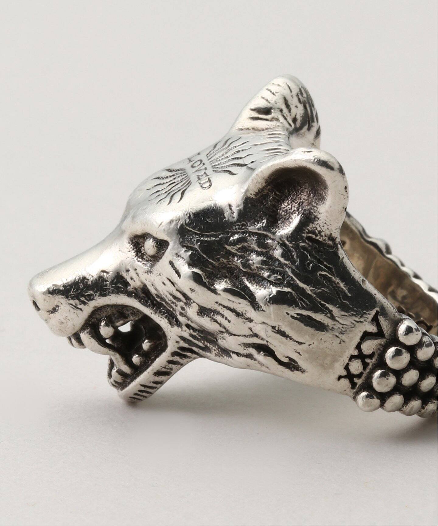 GUCCI Vintage / グッチ 】Wolf head Silver Ring（リング）｜WORLDLY  