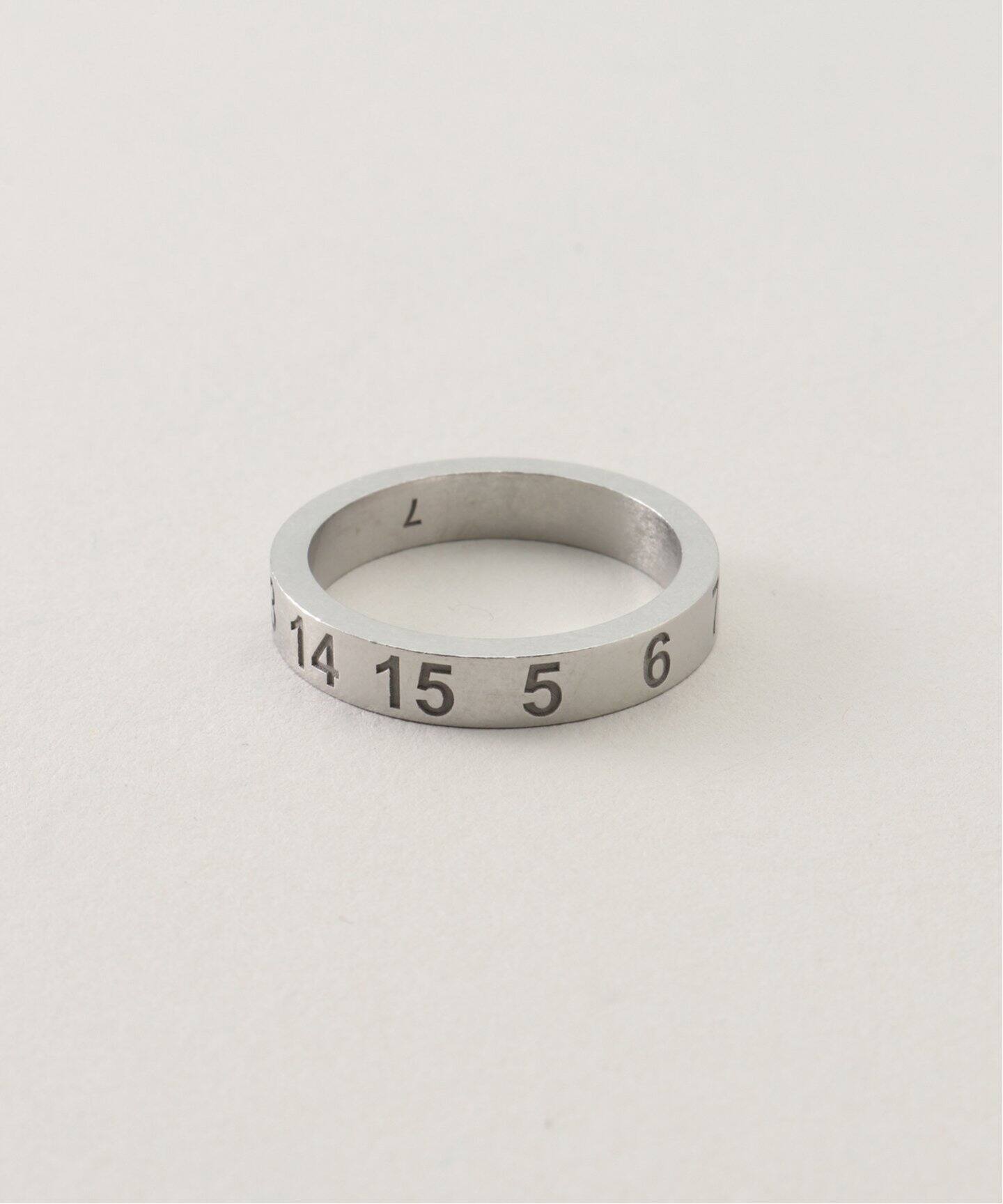 Maison Margiela ナンバーリング シルバーブラッシュ Sサイズ