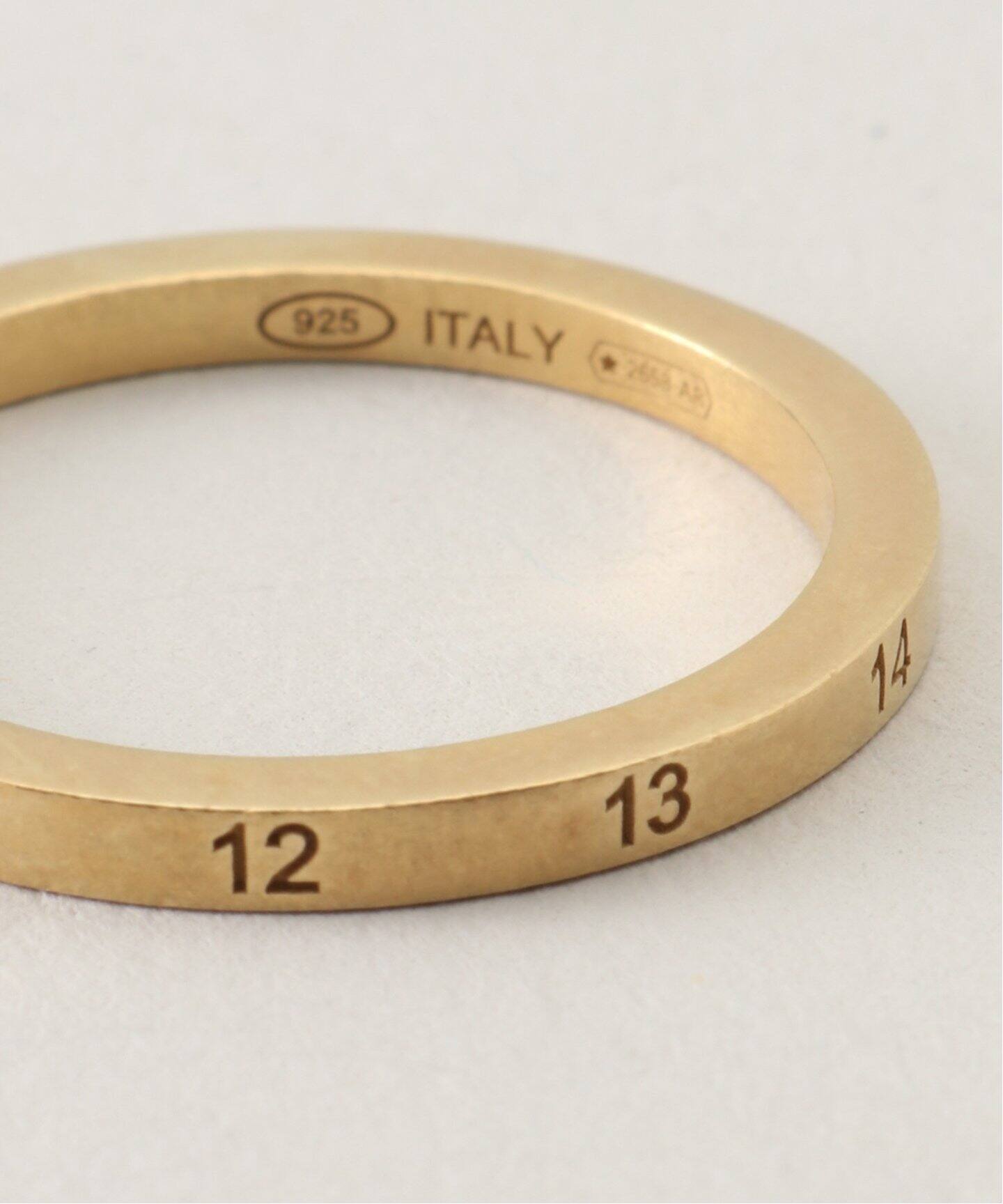 MAISON MARGIELA ローズゴールド エングレーブ リング（Maison  