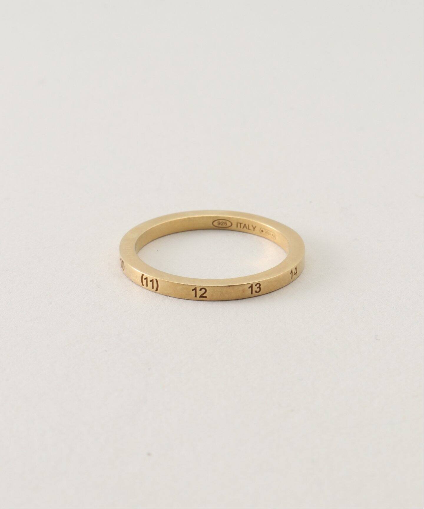 MAISON MARGIELA / メゾン・マルジェラ】Number Reference Narrow Ring  