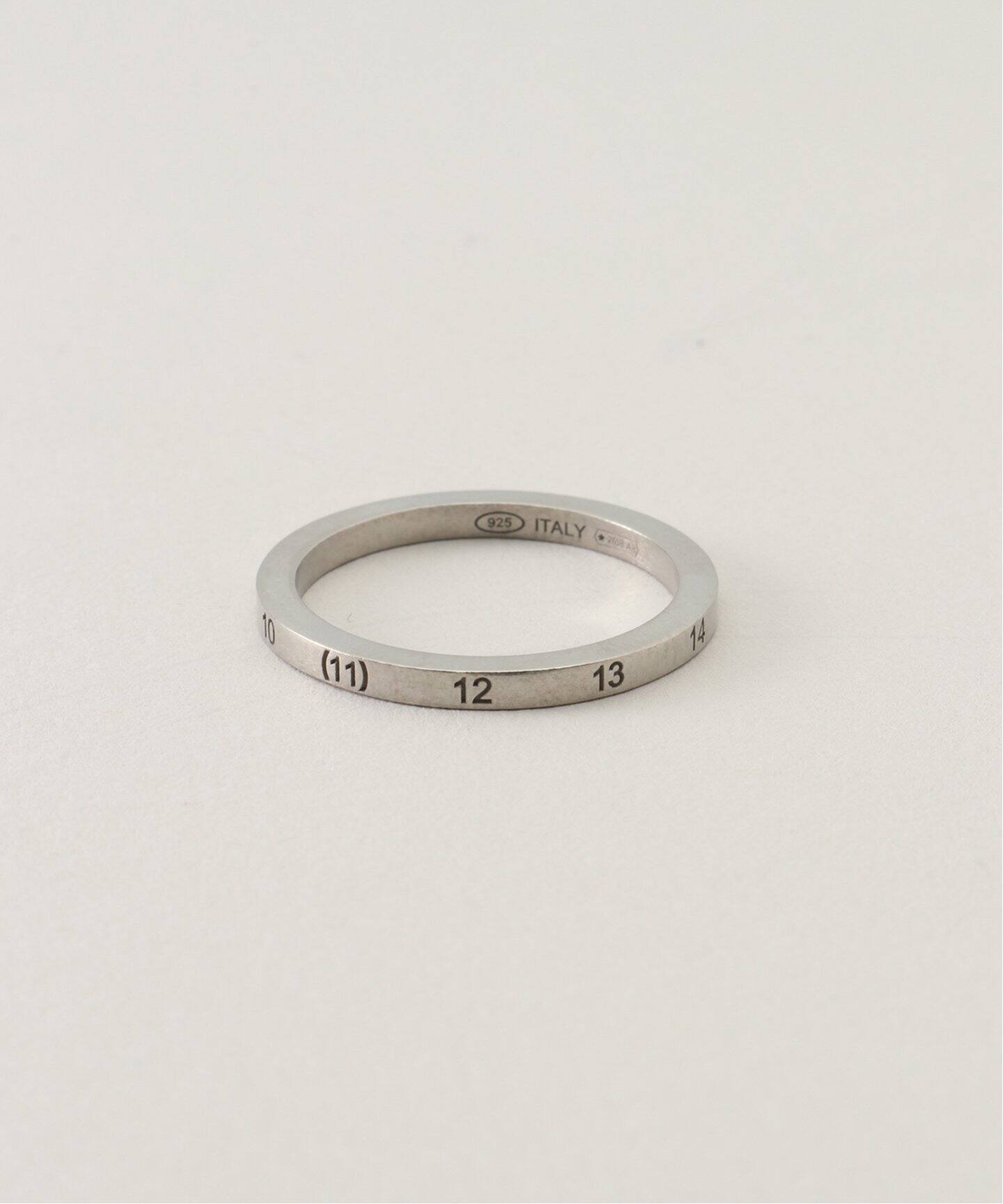 MAISON MARGIELA / メゾン・マルジェラ】Number Reference Narrow Ring 