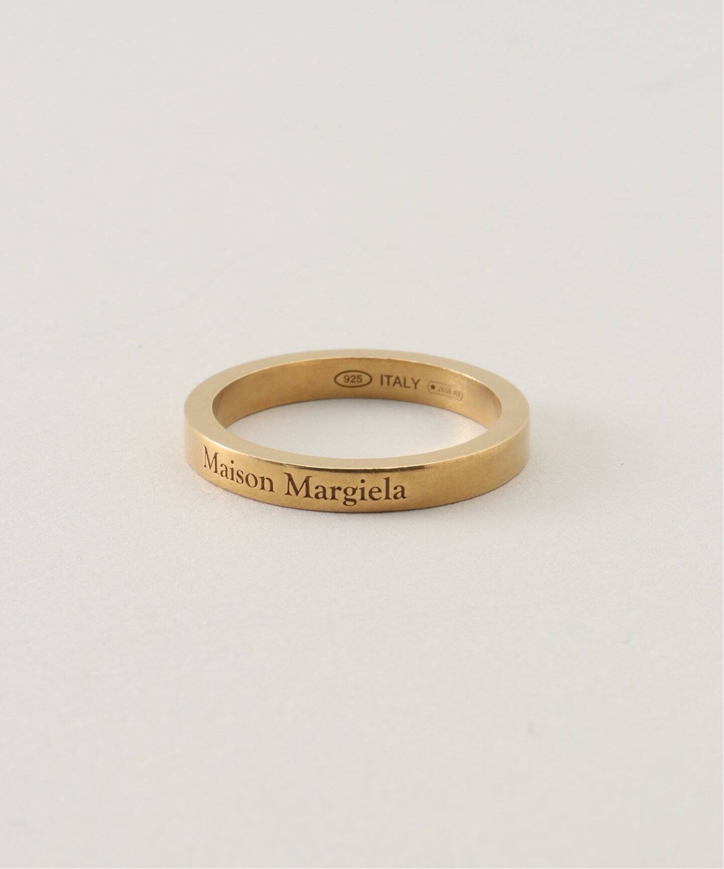 Maison Margiela】 Gold Logo Ring リング