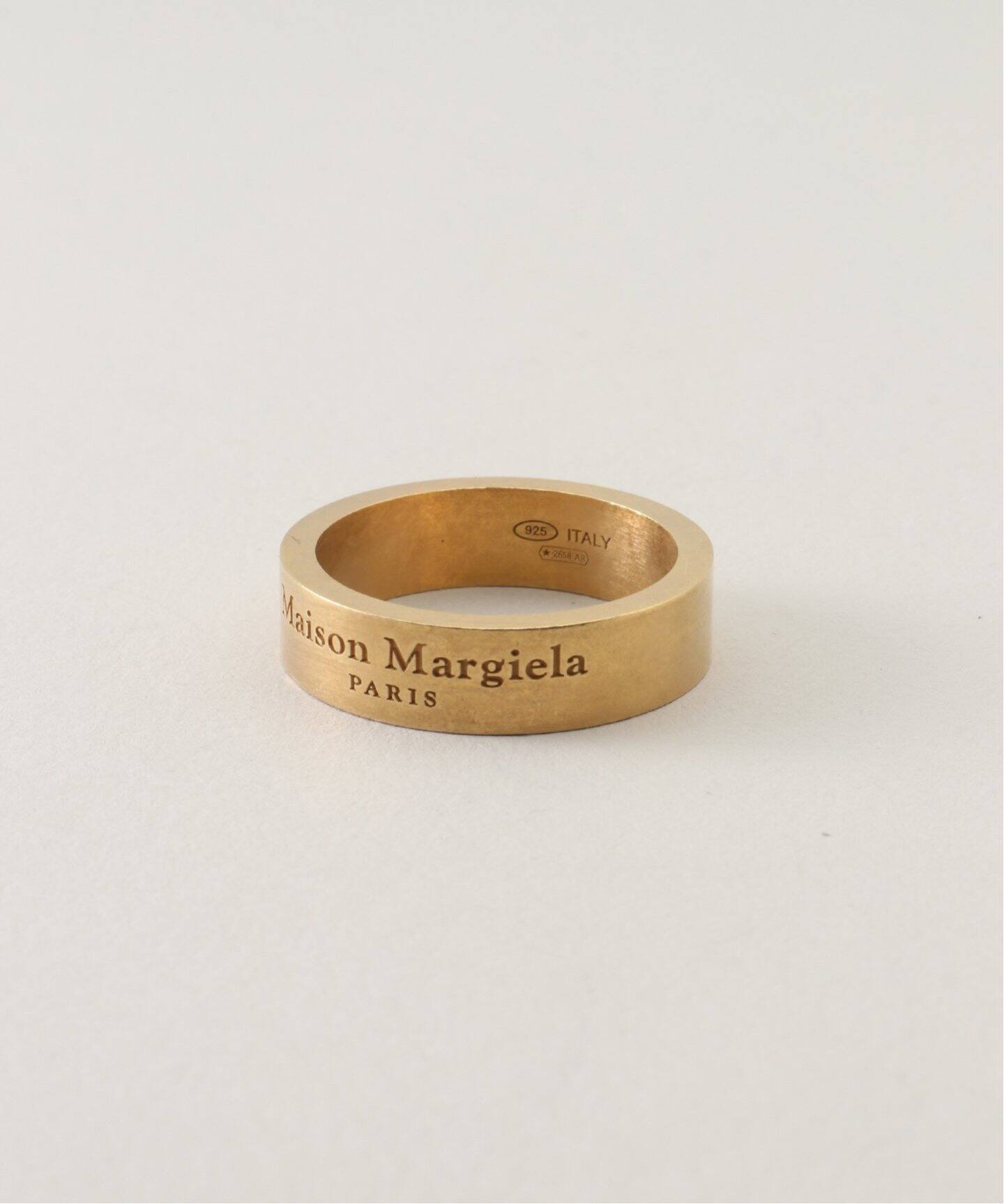 MAISON MARGIELA / メゾン・マルジェラ】Logo Reference Ring 6mm  