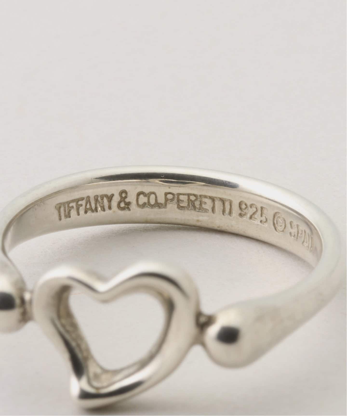 Tiffany & Co. // Sterling Silver & Yellow Gold Open Heart