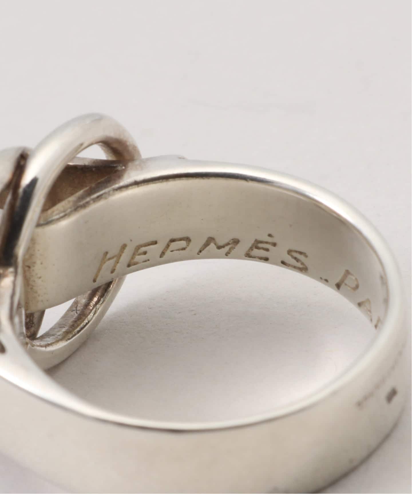 VINTAGE HERMES/エルメス】 Deux anneaux ring（リング