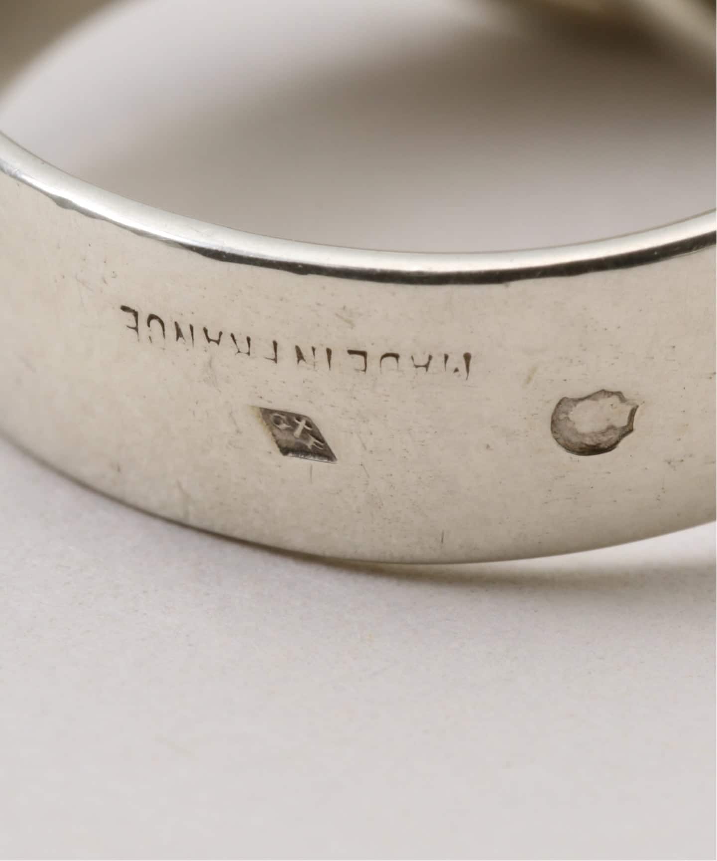 アクセサリー HERMES Deux Anneaux Ring Hermès Vintage Sterling Silver Deux Anneaux Band Ring