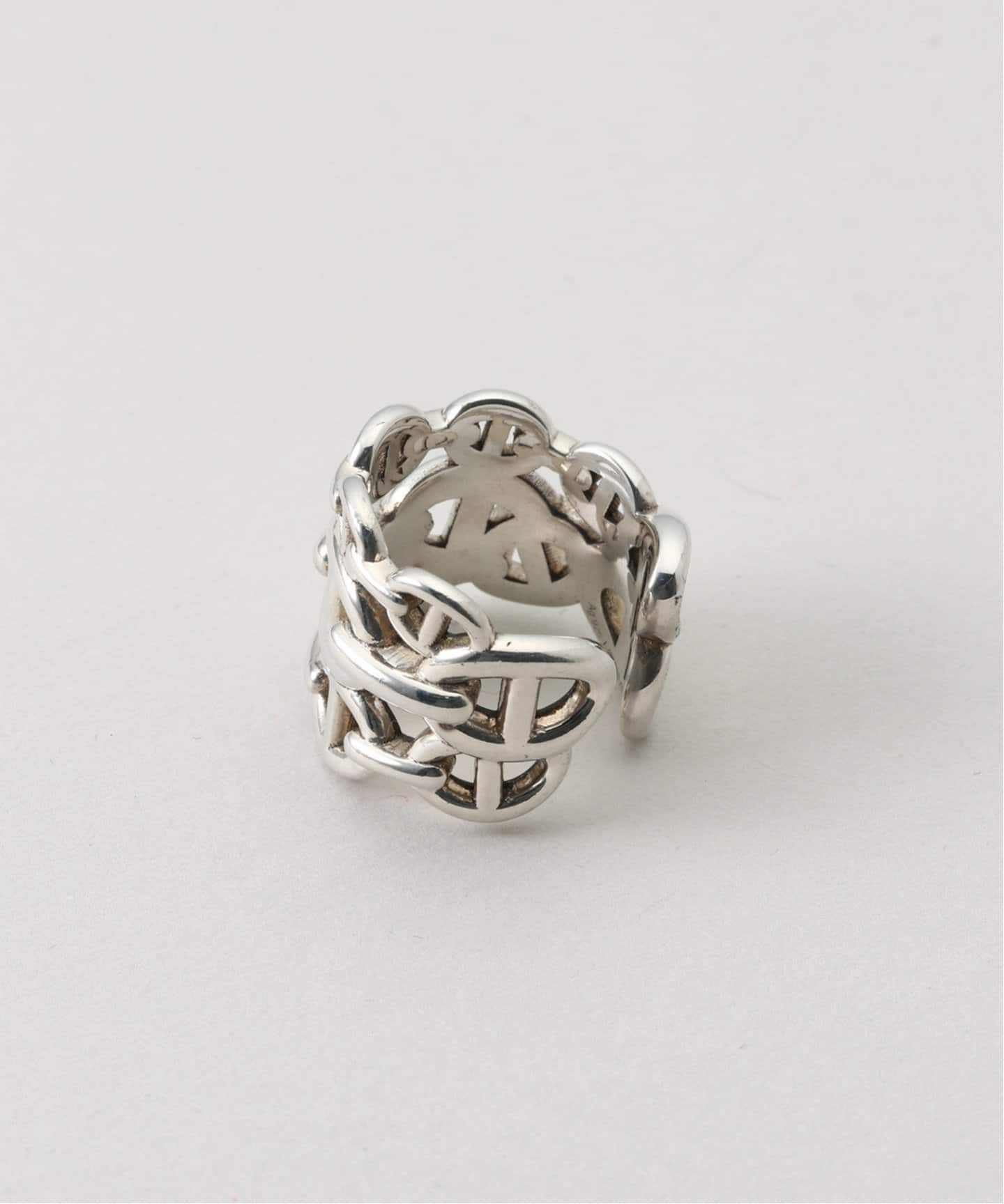 VINTAGE HERMES/エルメス】Enchainee ring gm（リング