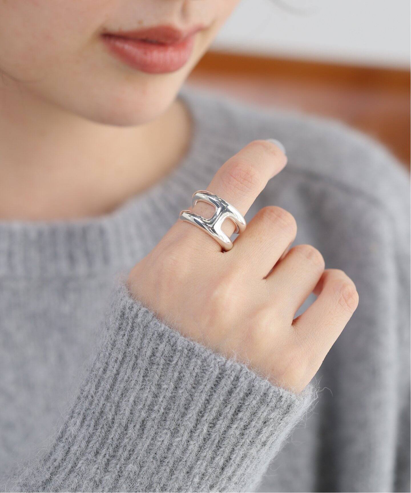 VINTAGE HERMES/エルメス】 Osmose ring pm（リング）｜ENSEMBLE  