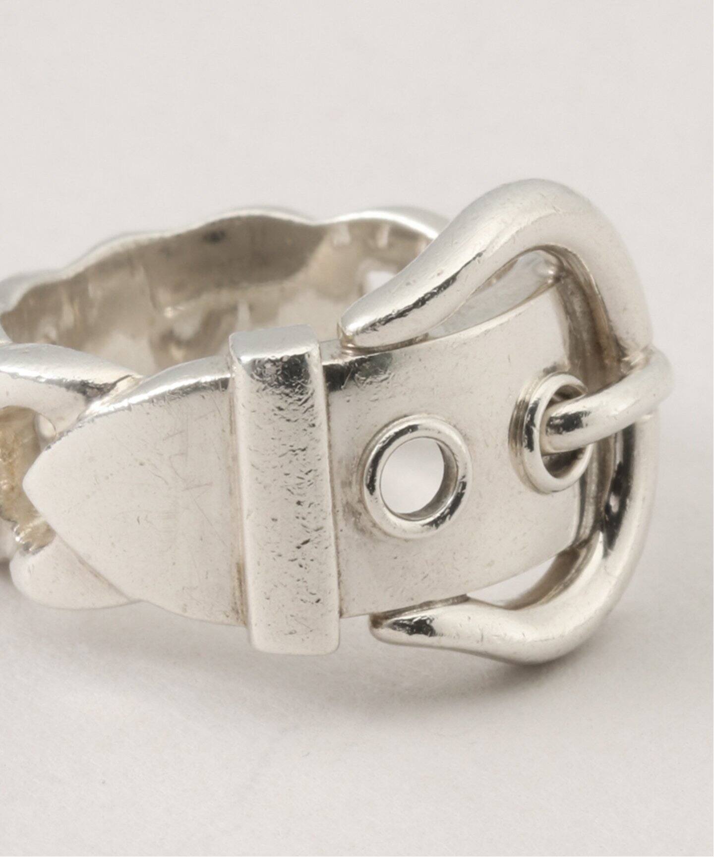 VINTAGE HERMES/エルメス】Boucle sellier Ring 49（リング 