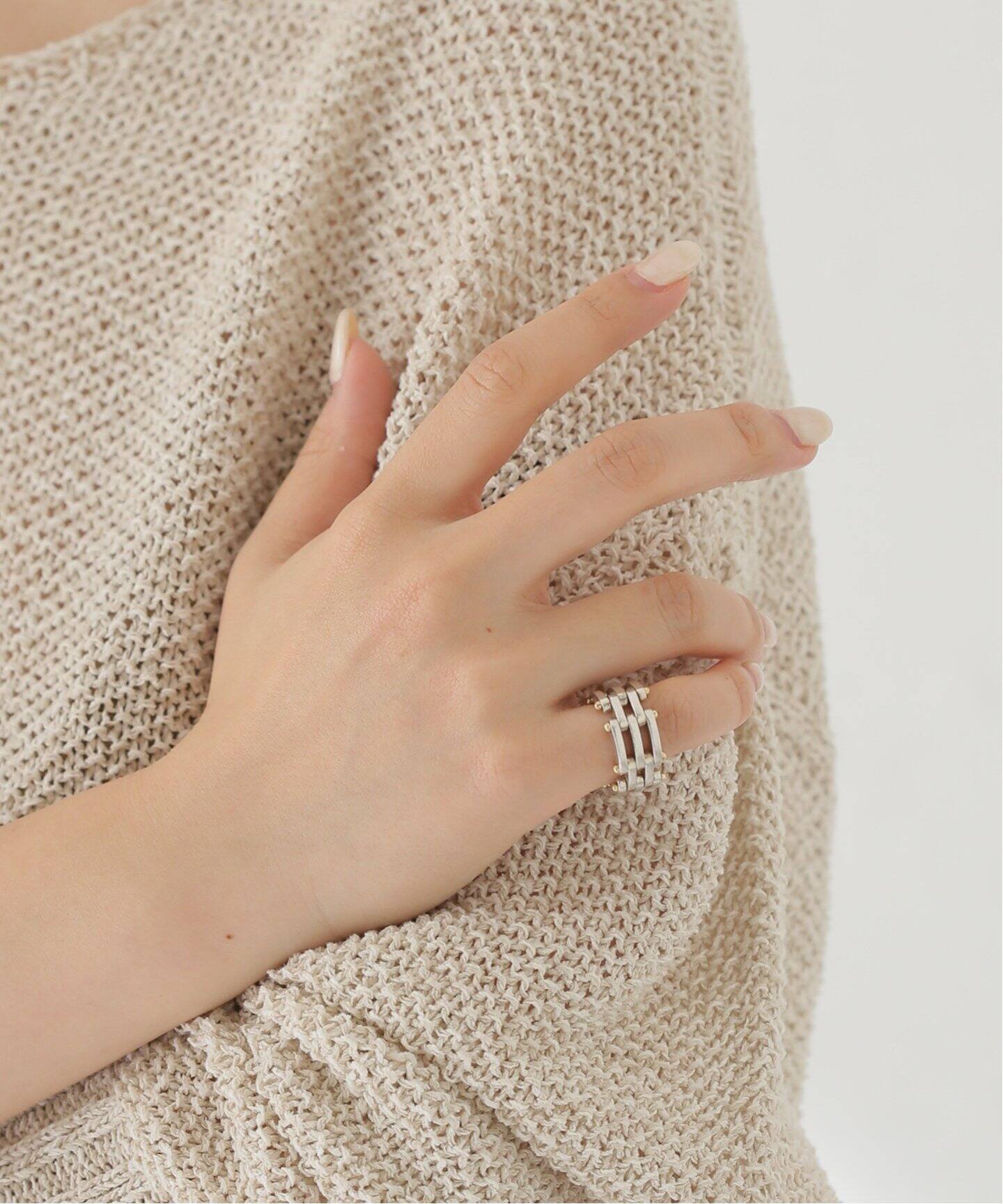 VINTAGE TIFFANY&Co./ティファニー】Gate link ring（リング  