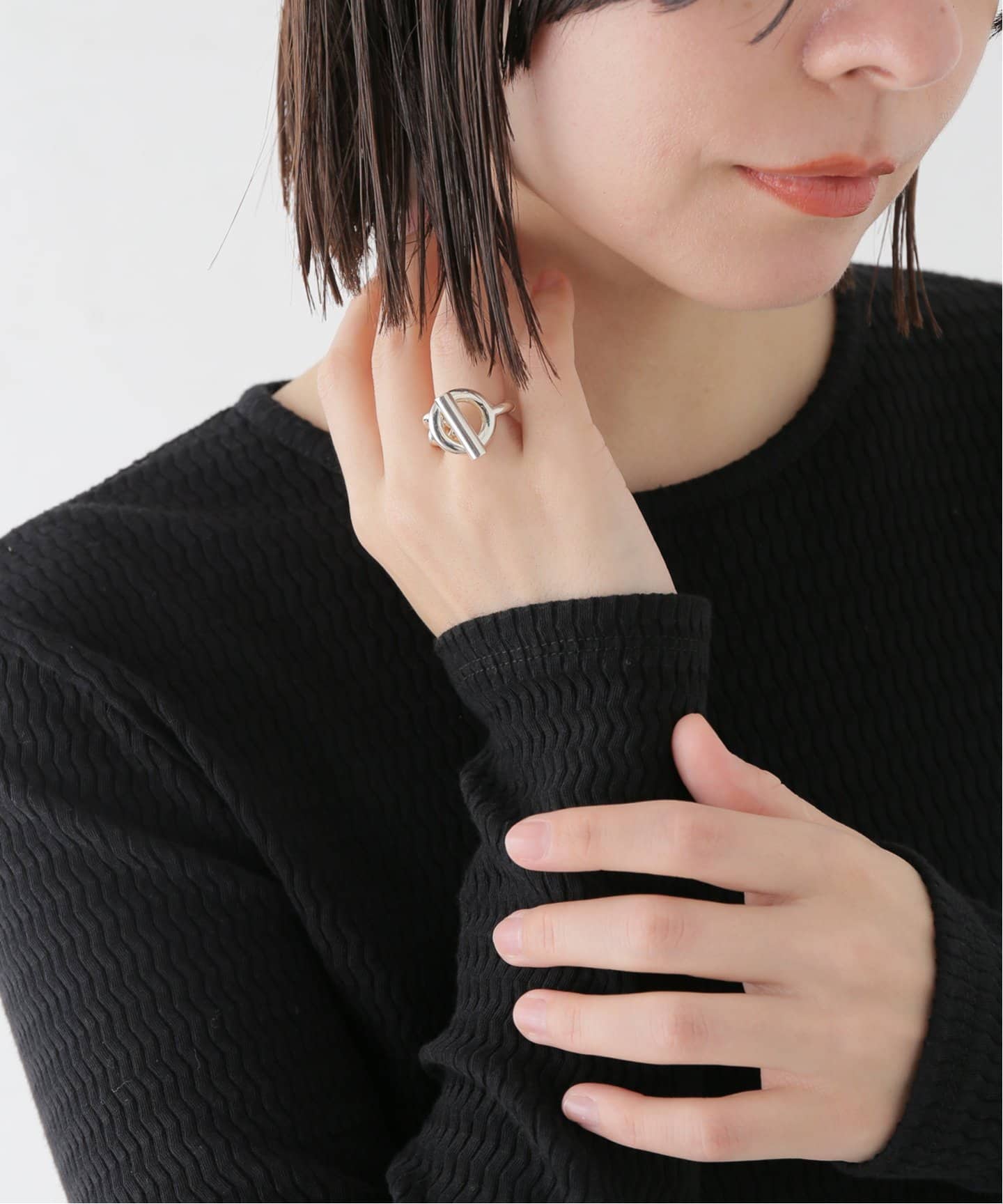 【HERMES】エルメス Croisette リング エルメス Hermes HERMES リング CROISETTE Chaine d'ancre