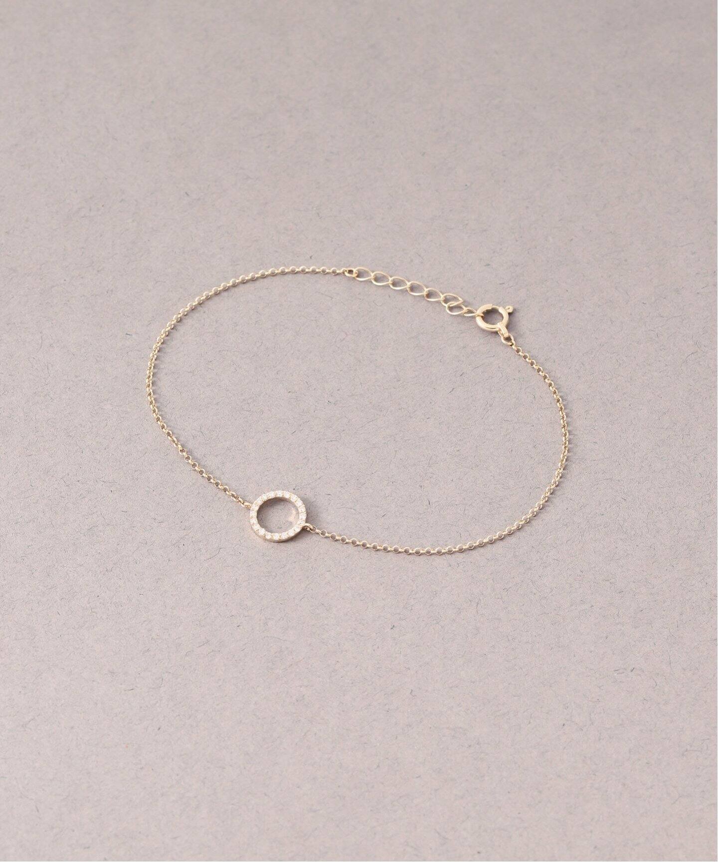 サークルダイヤブレスレット K10（ブレスレット・バングル）｜Lilas  