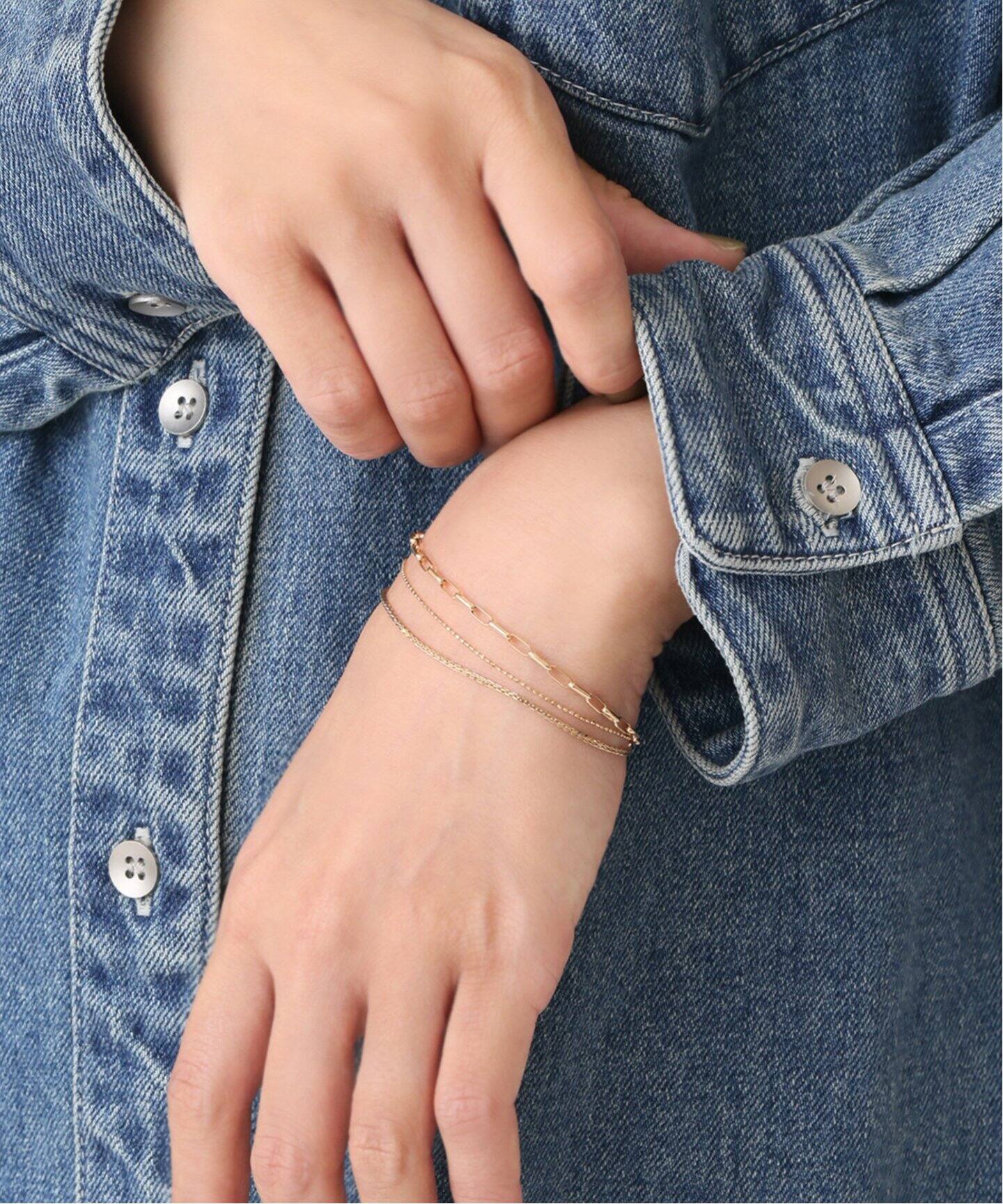 マーベラスチェーンブレスレット K10（ブレスレット・バングル  