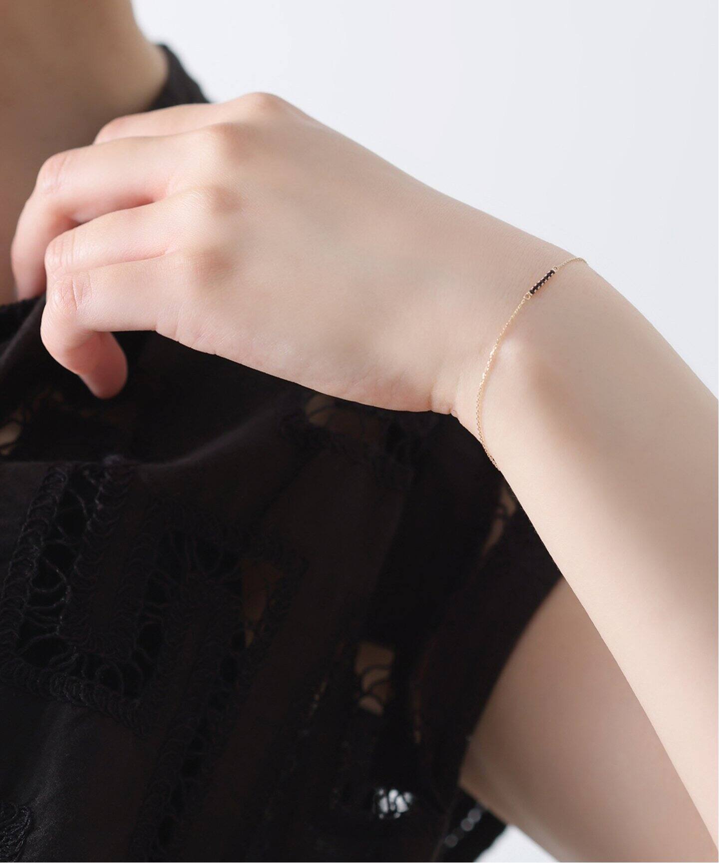 オニキスバーブレスレット K10（ブレスレット・バングル）｜Lilas  