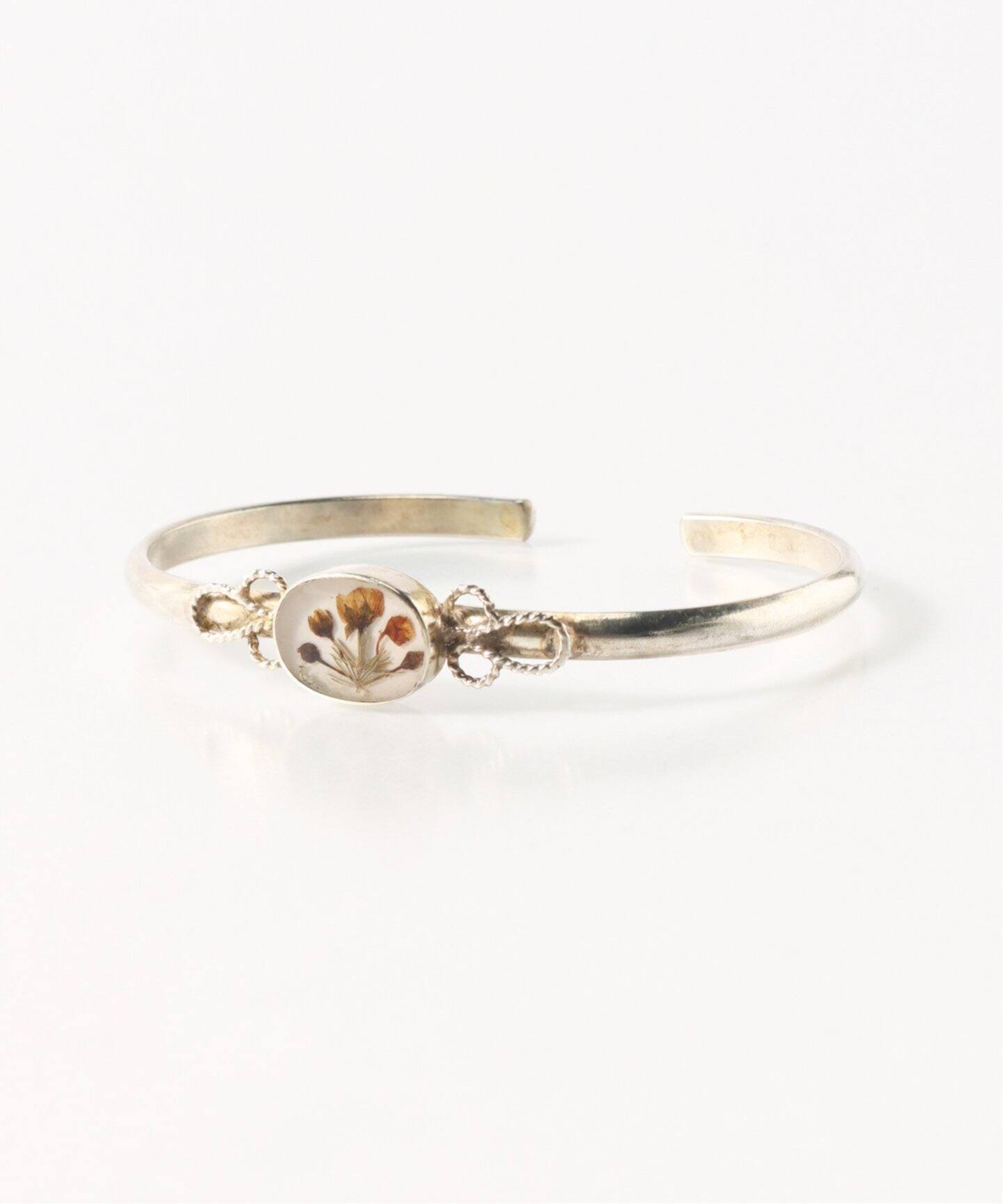 Gustavo Flower Narrow Bracelet-oval S-24- AJUZ-13