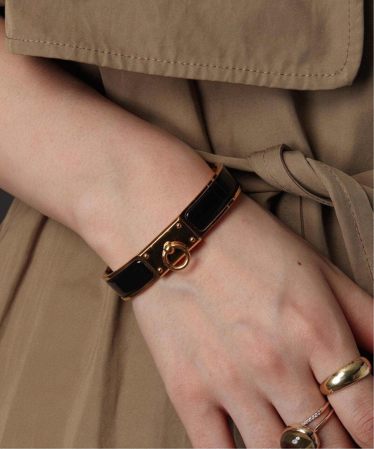 VINTAGE HERMES/エルメス】Clic anneau bangle（ブレスレット  