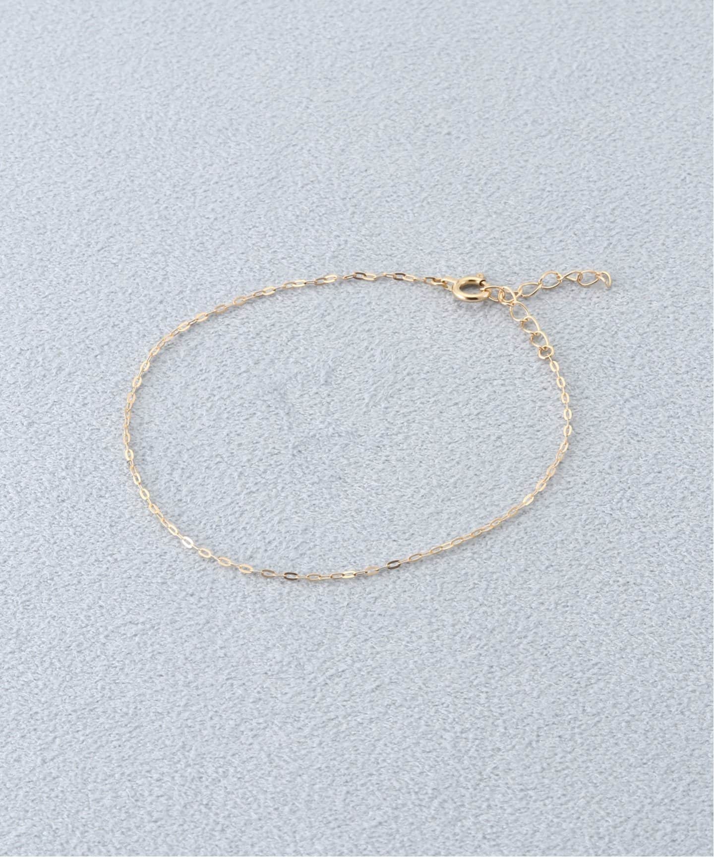 18K flash azuki chain bracelet（ブレスレット・バングル