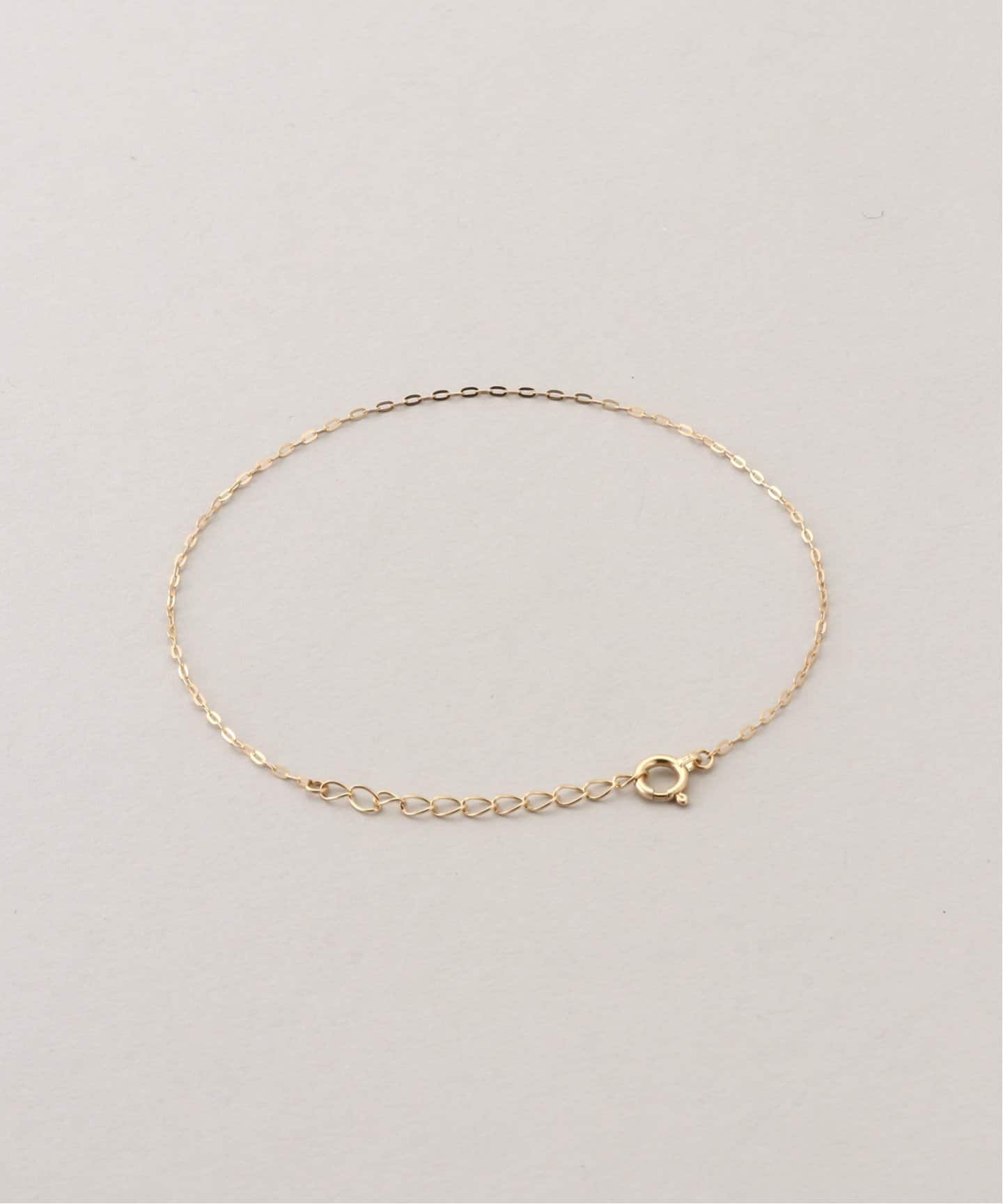 18K flash azuki chain bracelet（ブレスレット・バングル