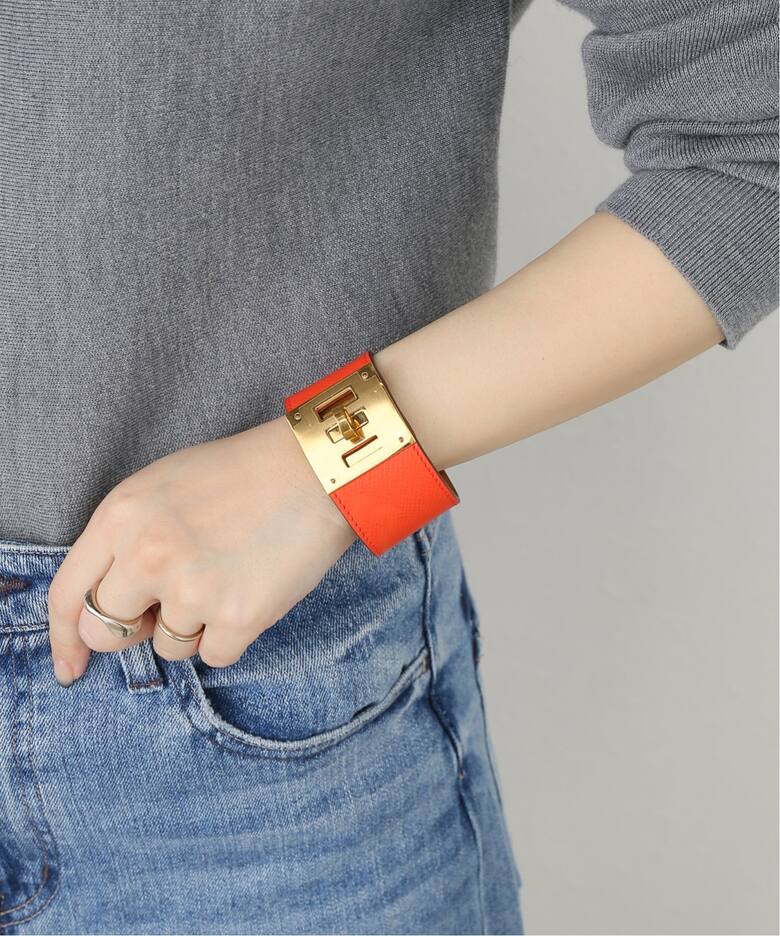 VINTAGE HERMES/エルメス】Kelly dog bracelet（ブレスレット 